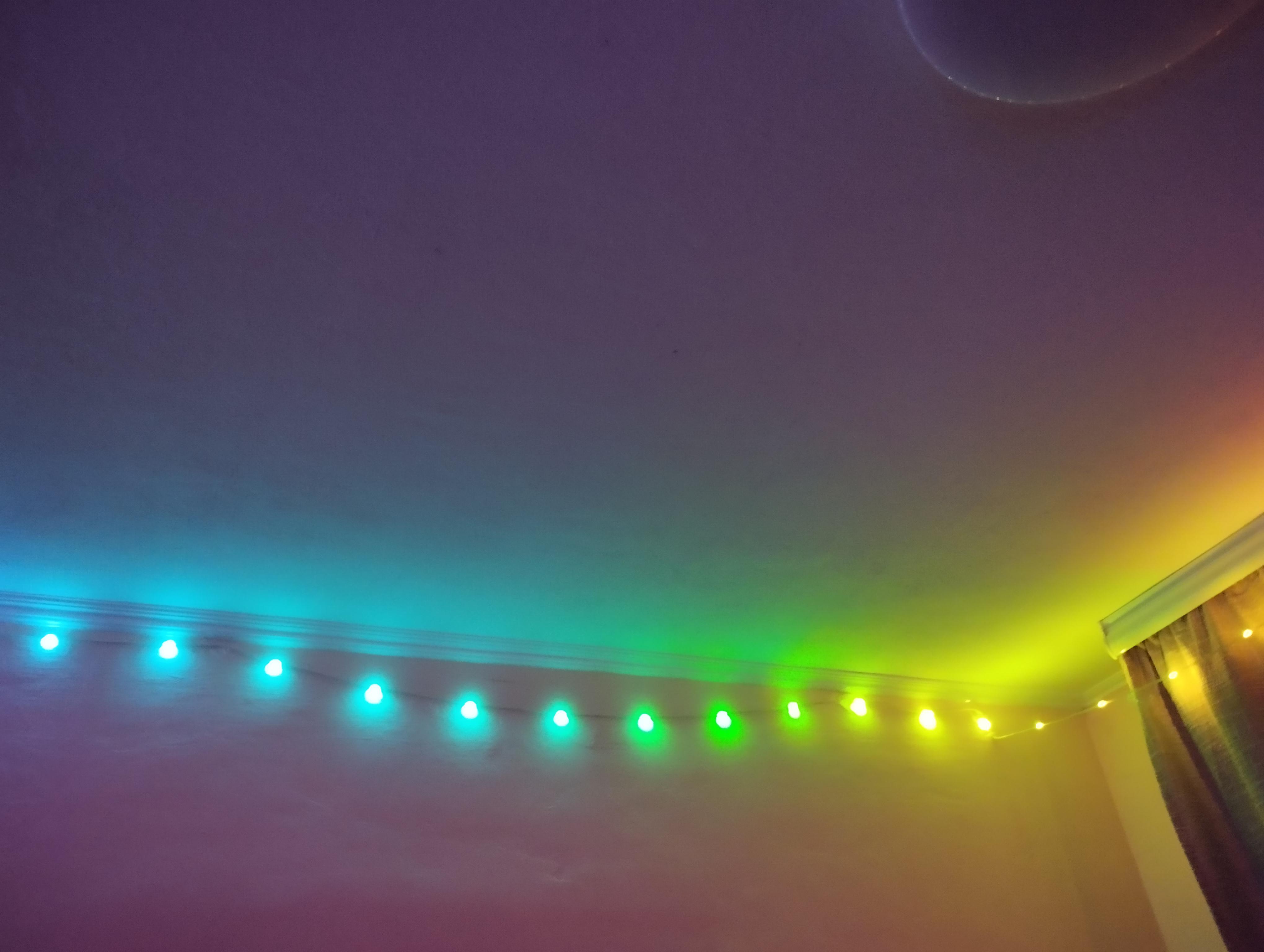 Стрічка світлодіодна з трьома режимами керування 10 м (AND-3000) у реальних умовах використання від покупця Анна.