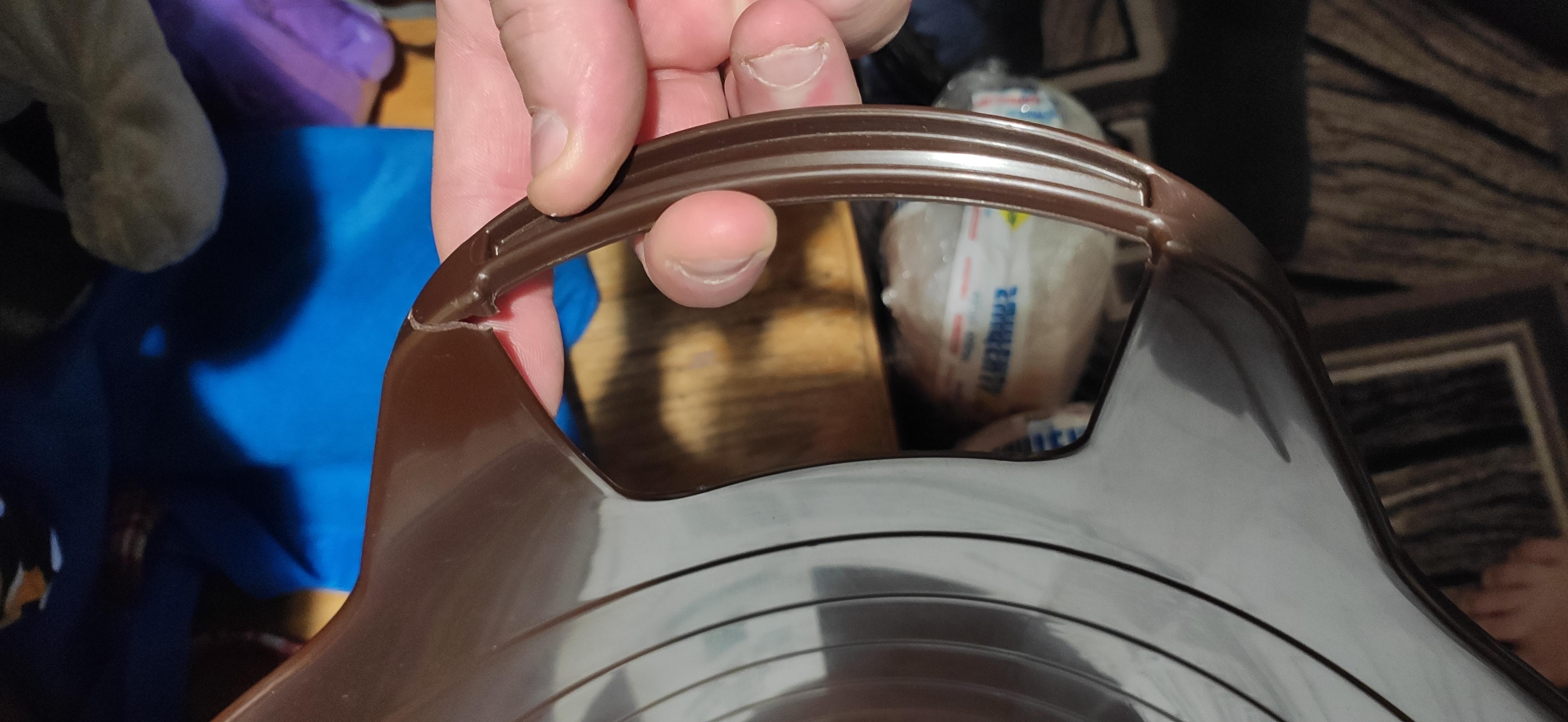 Корзина для белья Алеана Уно 500х433х377 мм 29 л какао в реальных условиях использования от покупателя Олена.