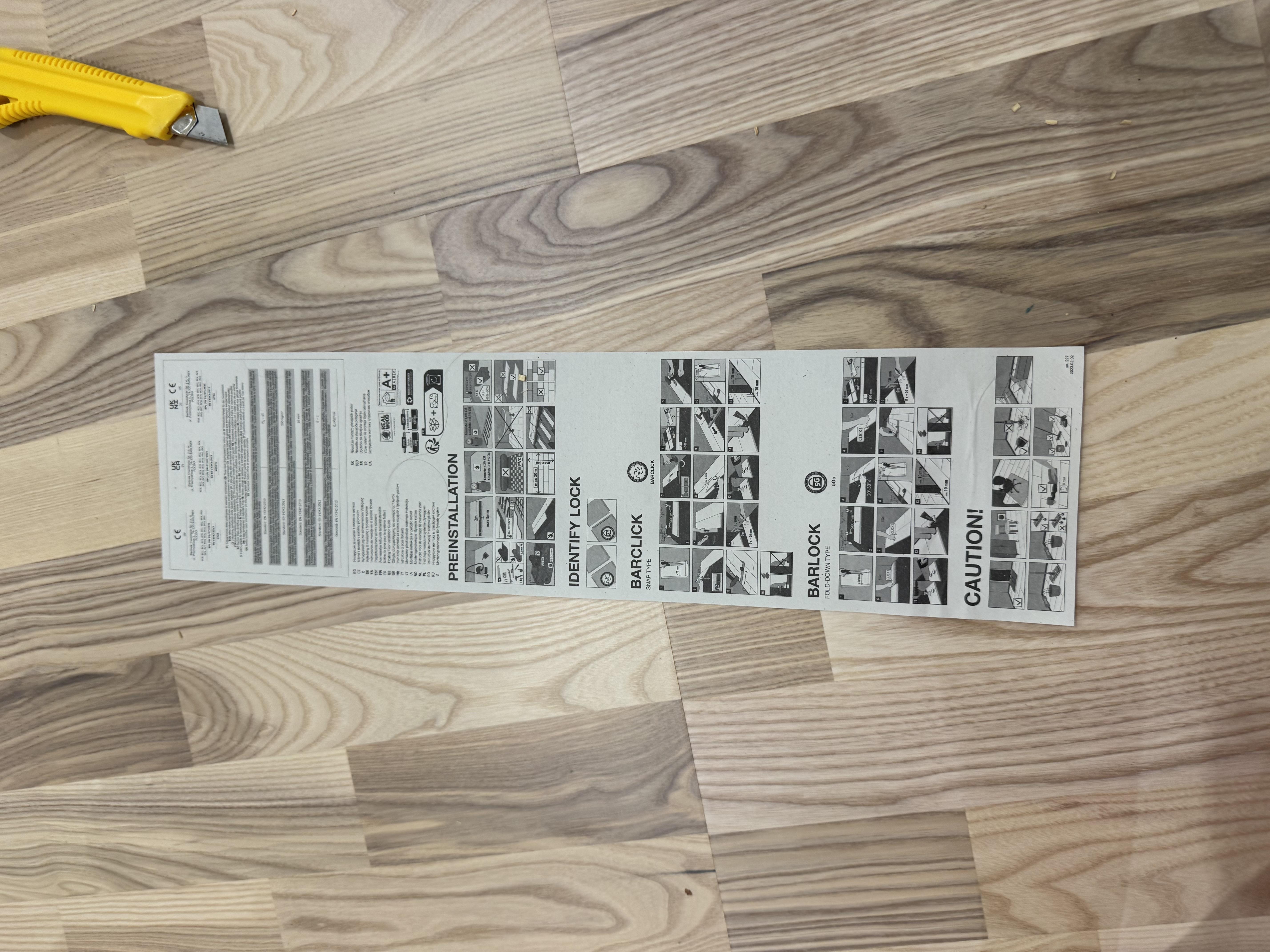 Паркетная доска Ekoparket ясень выбеленный трехполосная 1092х207х14 мм (1.58 кв.м) в реальных условиях использования от покупателя Наталія.