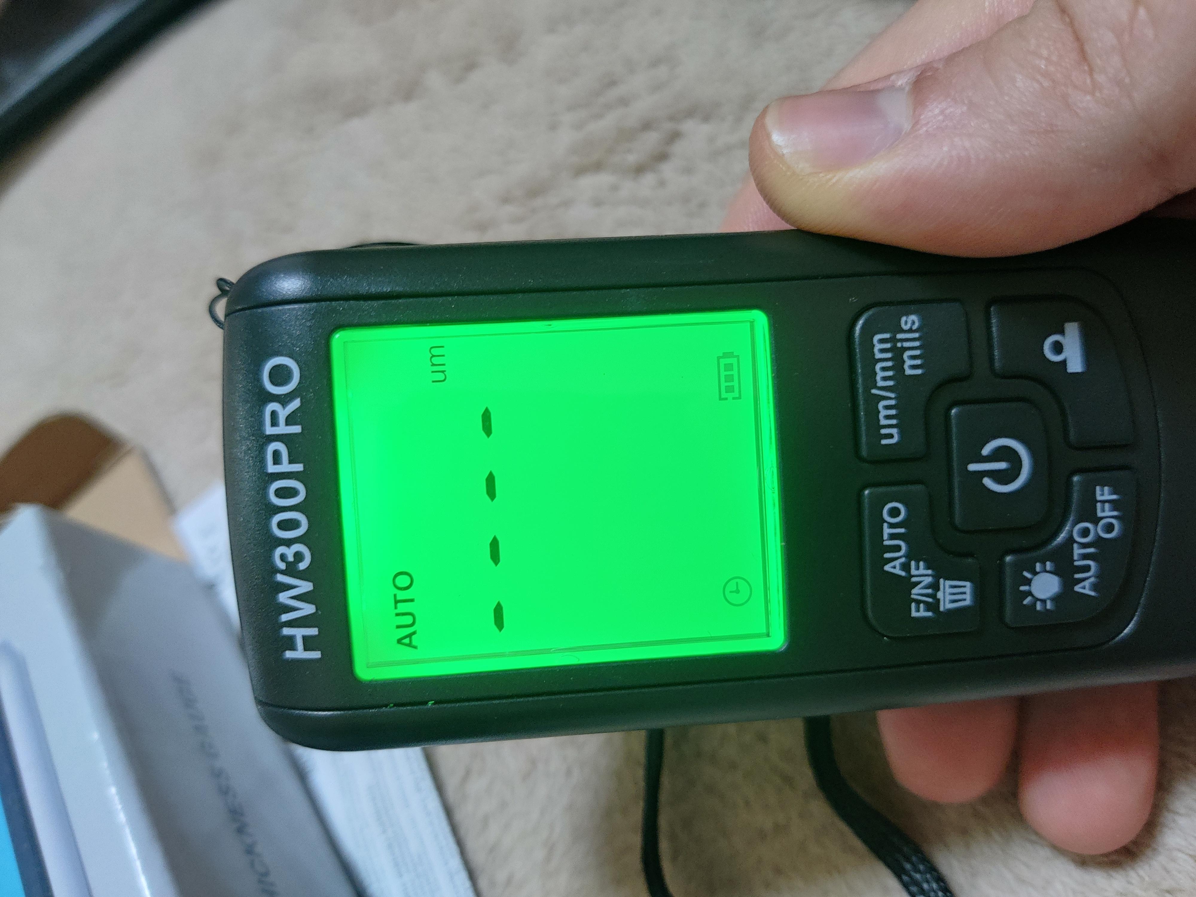 Товщинометр покриття Bodasan HW-300PRO професійний цифровий Чорний (11358639) у реальних умовах використання від покупця Ігор.