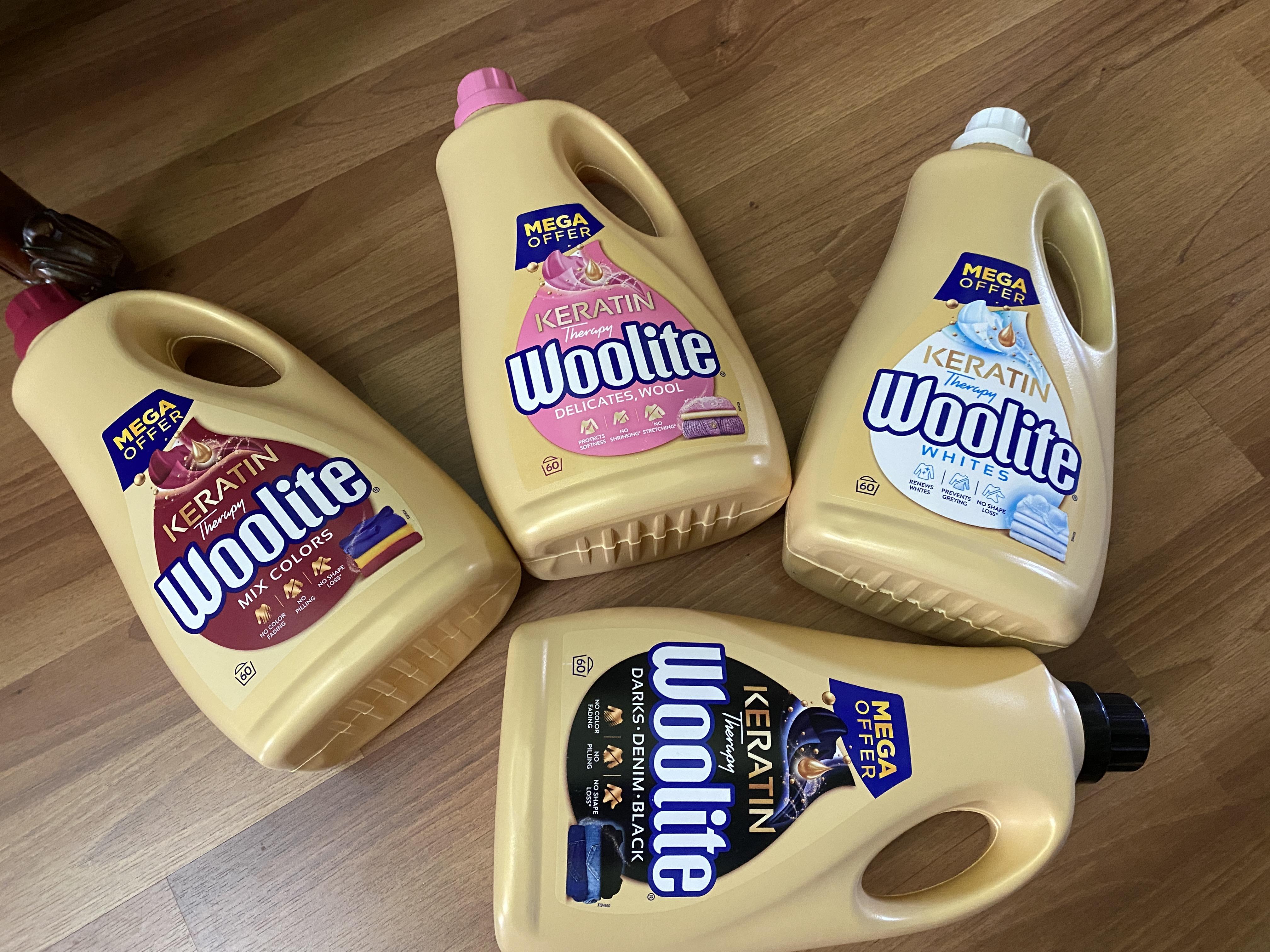 Гель для машинного та ручного прання Woolite для кольорових тканин з кератином 3,6 л у реальних умовах використання від користувача Мар‘яна Різничок.