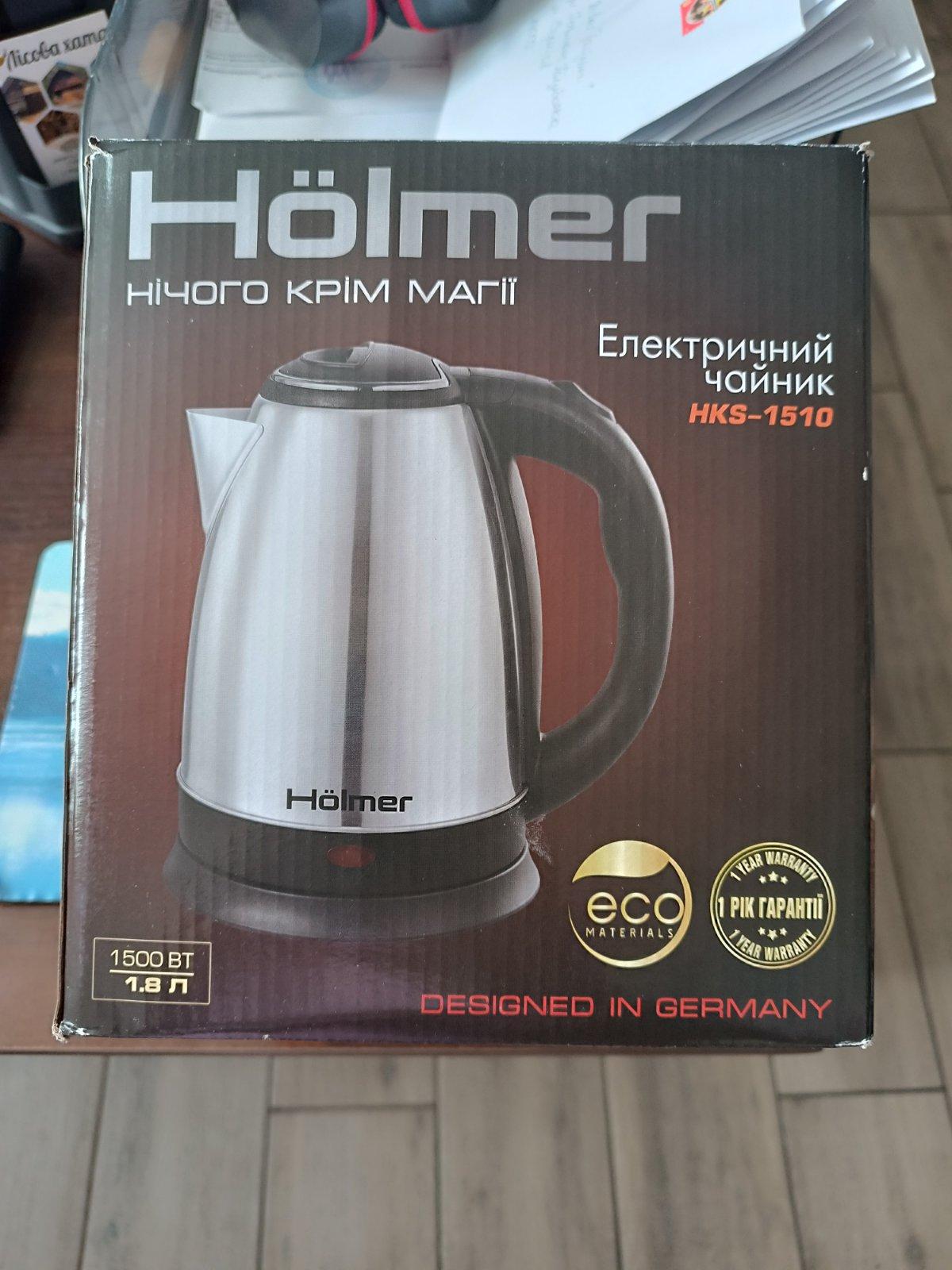Электрочайник Holmer HKS-1510 в реальных условиях использования от покупателя Олена.