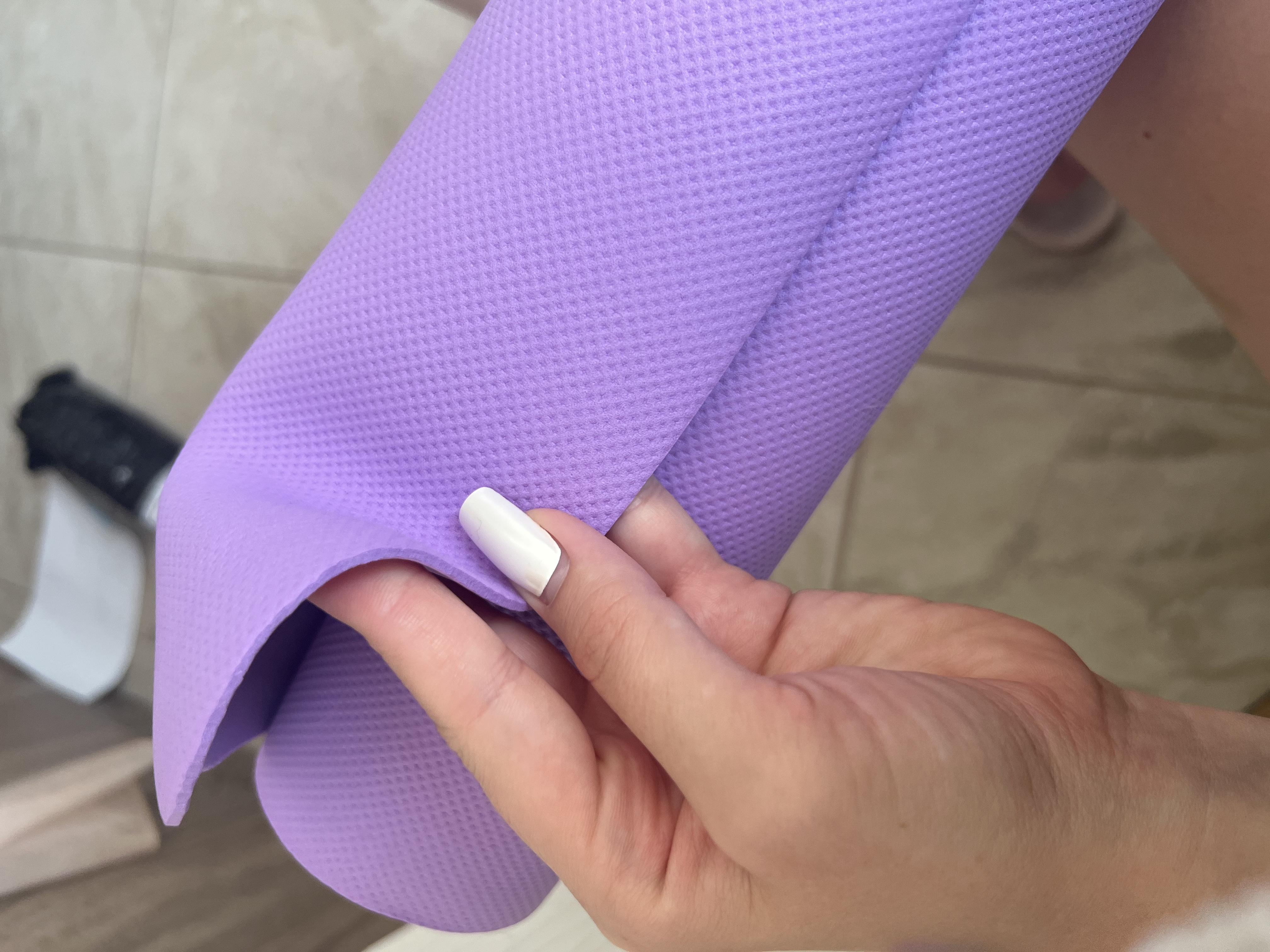 Фото: Килимок для фітнесу та пілатесу 173х64 см Рожевий (1336831143), надіслане покупцем ольга Килимок для фітнесу та пілатесу 173х64 см Рожевий (1336831143) у реальних умовах використання від покупця ольга.