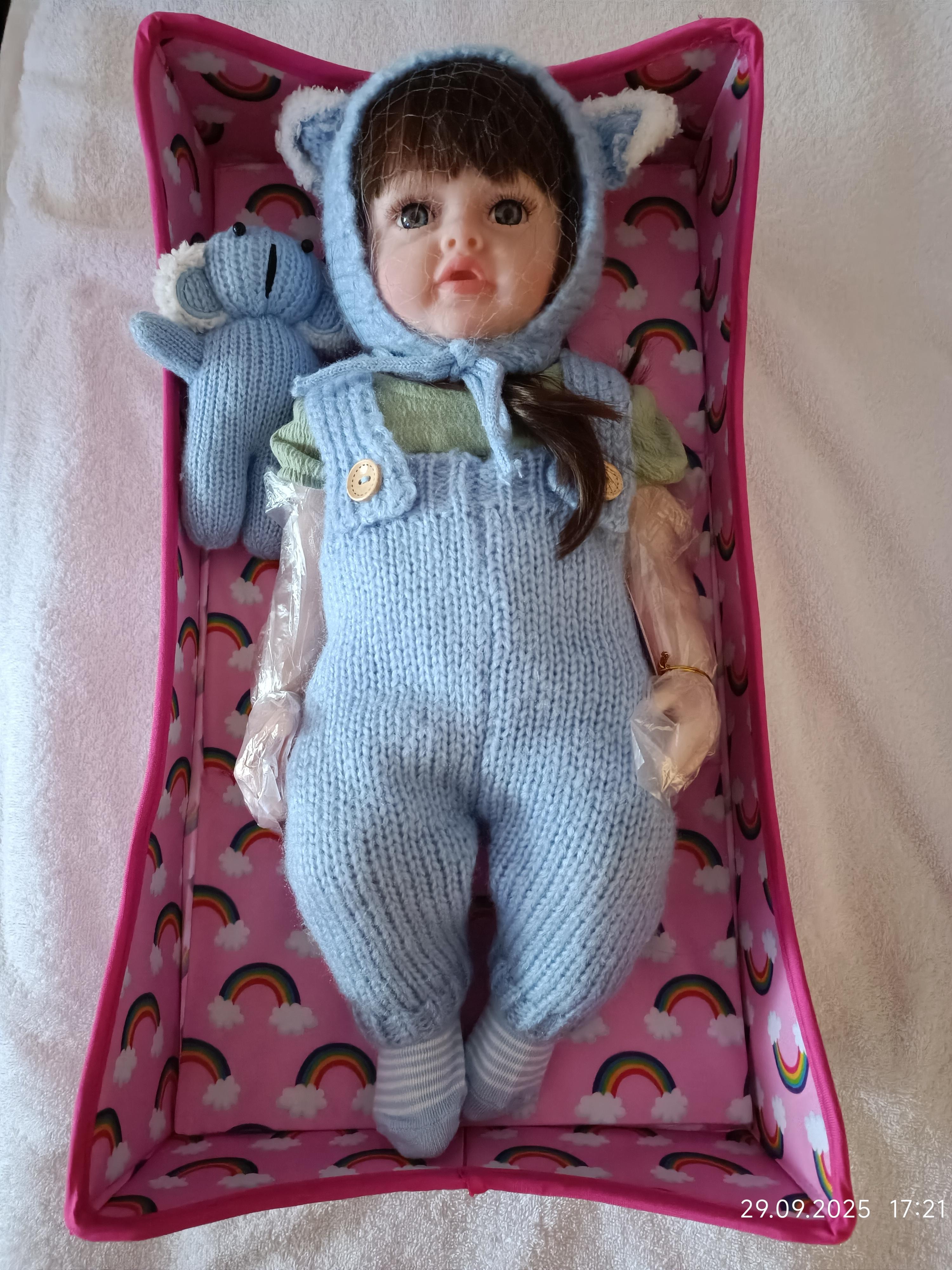 Люлька для куклы Радуга 35-43 см Розовый (8744) в реальных условиях использования от покупателя Алла.