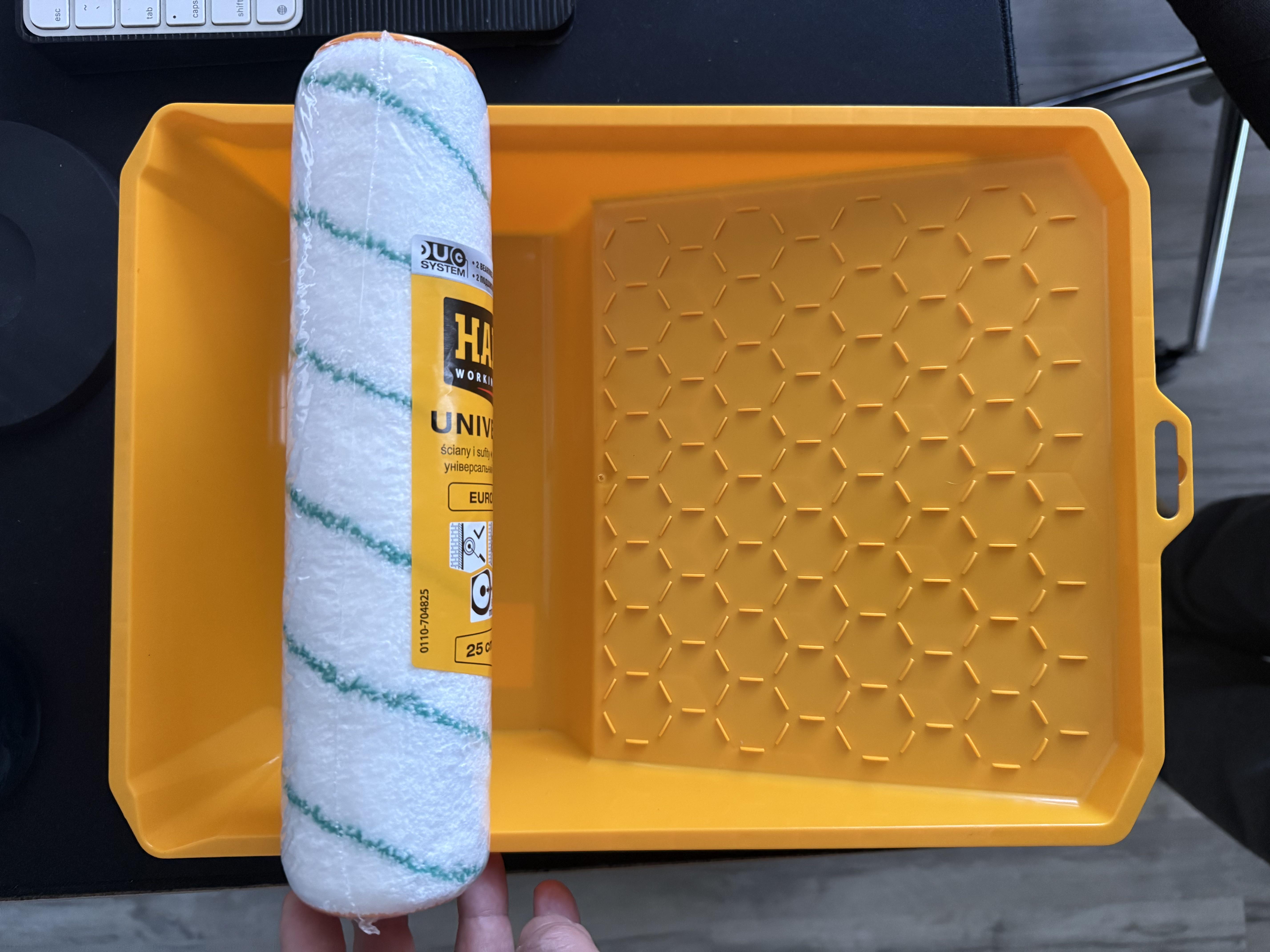 Ванночка для краски Hardy 35x26 см в реальных условиях использования от покупателя користувач.