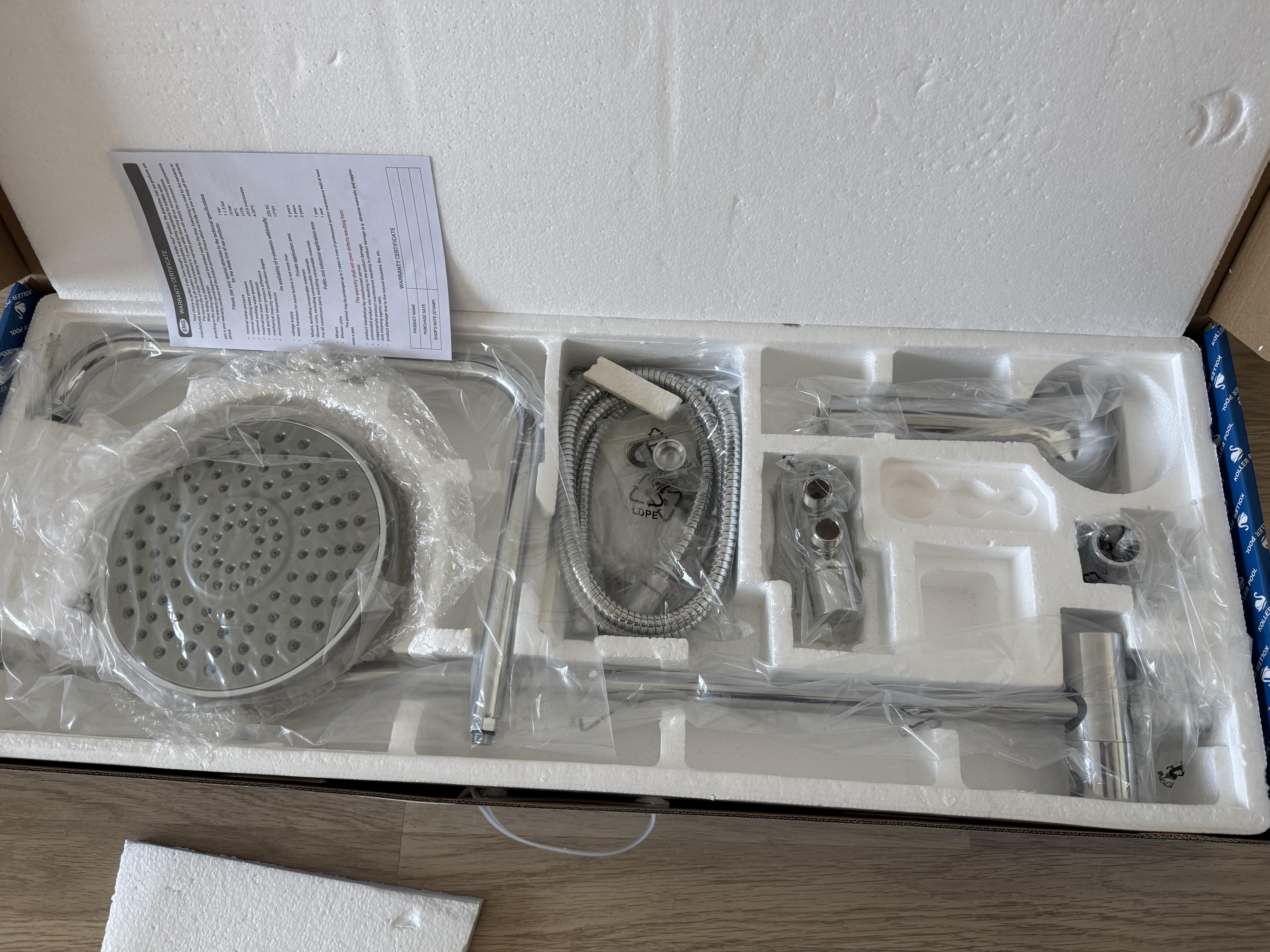 Набір змішувачів для ванної Koller Pool Round Aqua 3в1 (RNSD200AQUA) у реальних умовах використання від користувача Микола.