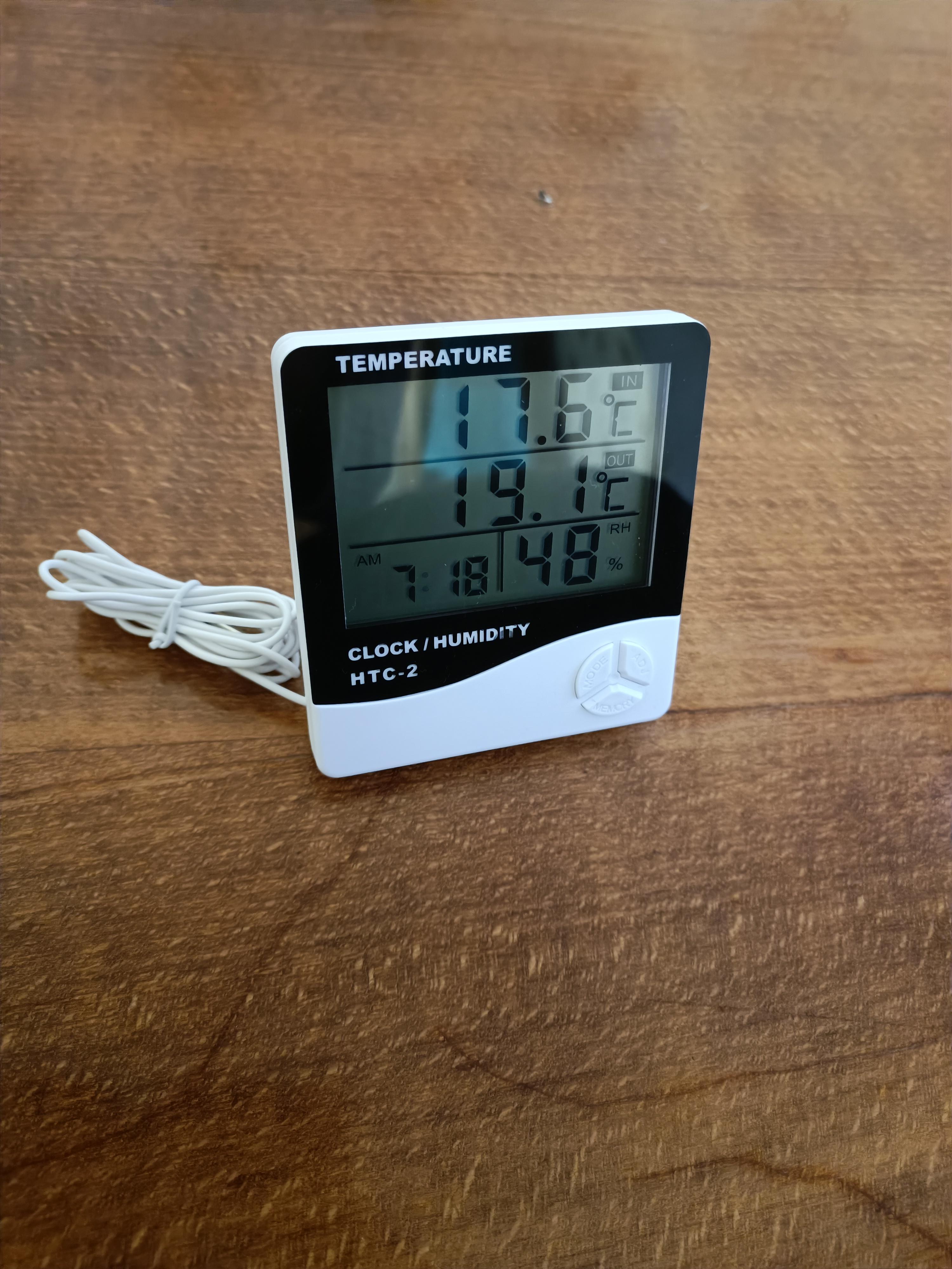 Фото: Термометр-гігрометр кімнатний TS-HTC 2 Білий (2-1-3346), надіслане користувачем Дмитро Термометр-гігрометр кімнатний TS-HTC 2 Білий (2-1-3346) у реальних умовах використання від користувача Дмитро.