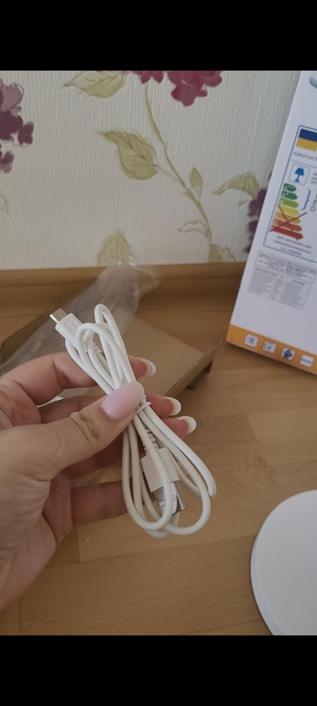 Настольная лампа аккумуляторная HOROZ ELECTRIC BANU 1x22 Вт без цоколя белый 049-033-0022-010 в реальных условиях использования от покупателя Анна.