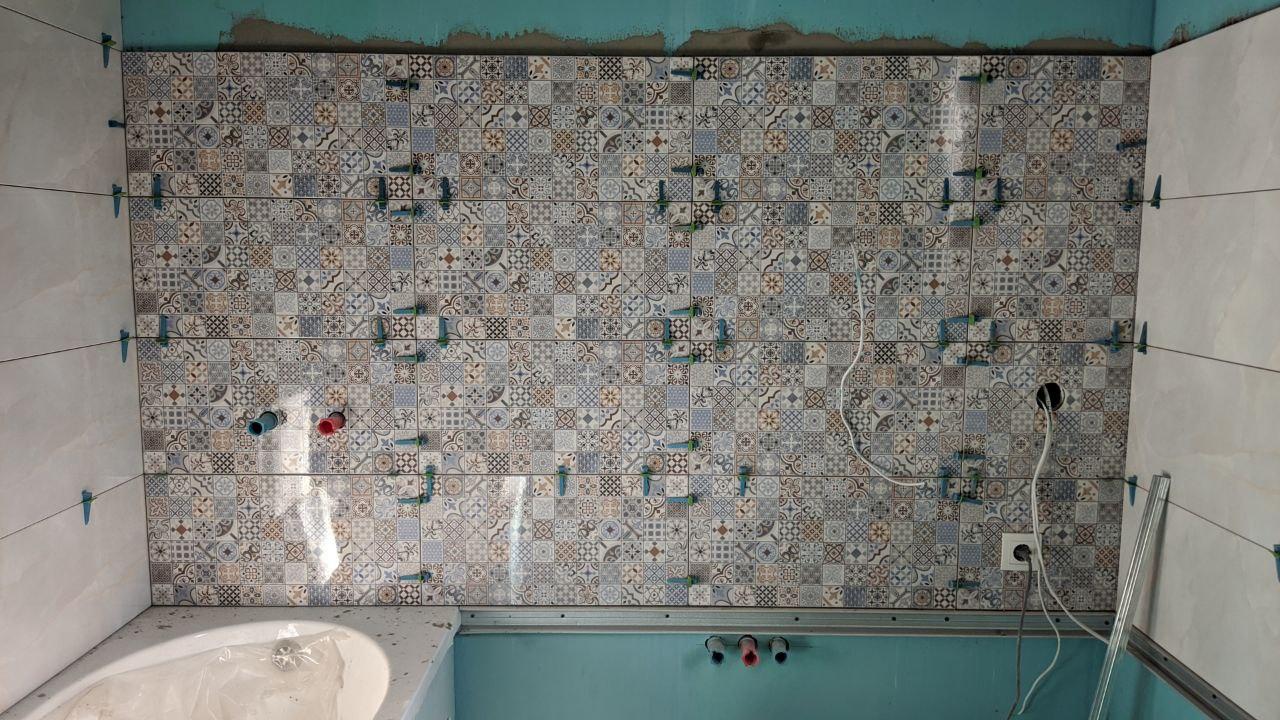 Плитка Golden Tile Deco Patchwork mix DCБ151 30х60 см у реальних умовах використання від покупця Татьяна.