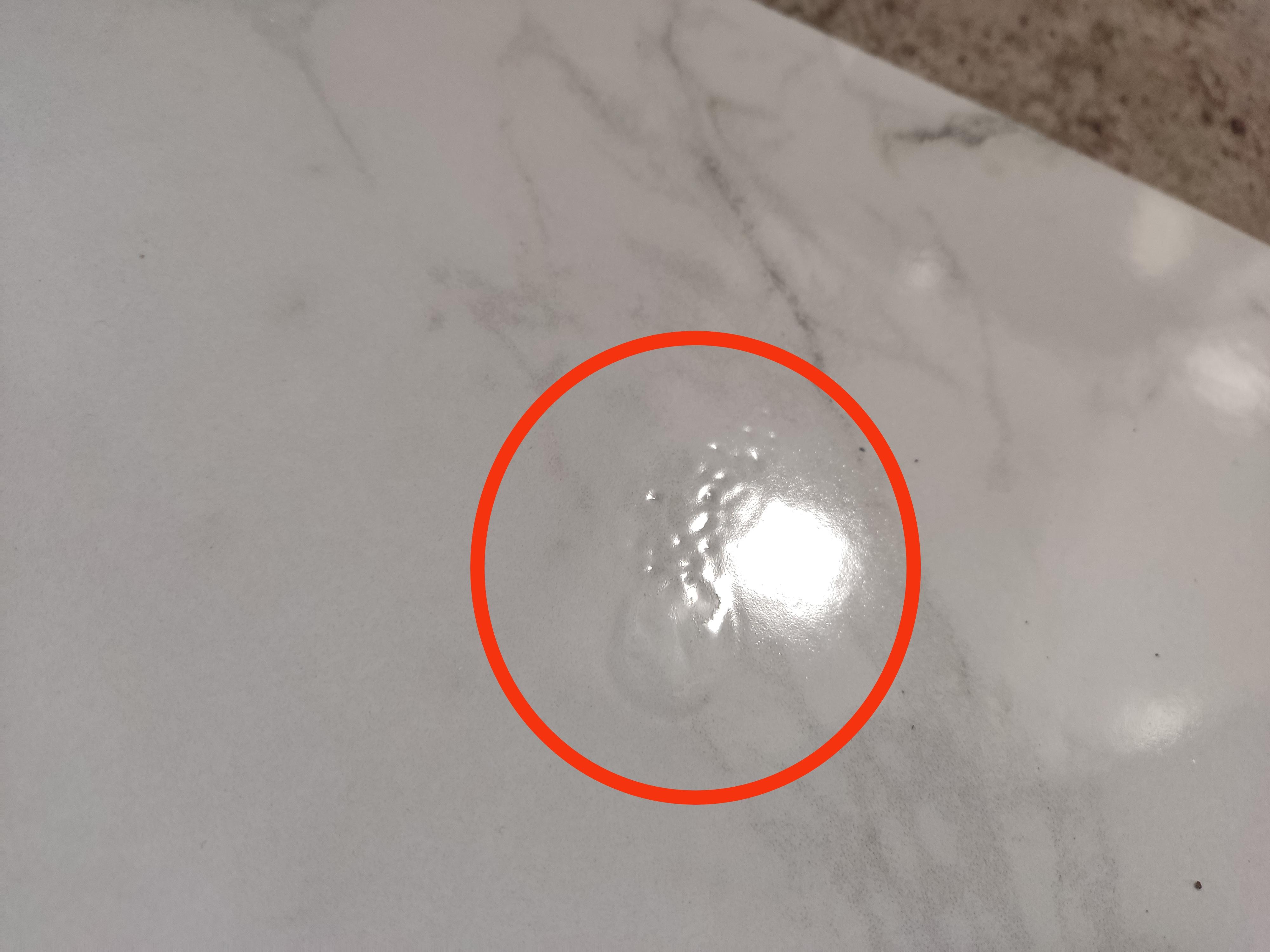 Плитка Golden Tile Calacatta extra white gloss Н90500 59,5х59,5 см в реальных условиях использования от покупателя Віктор.
