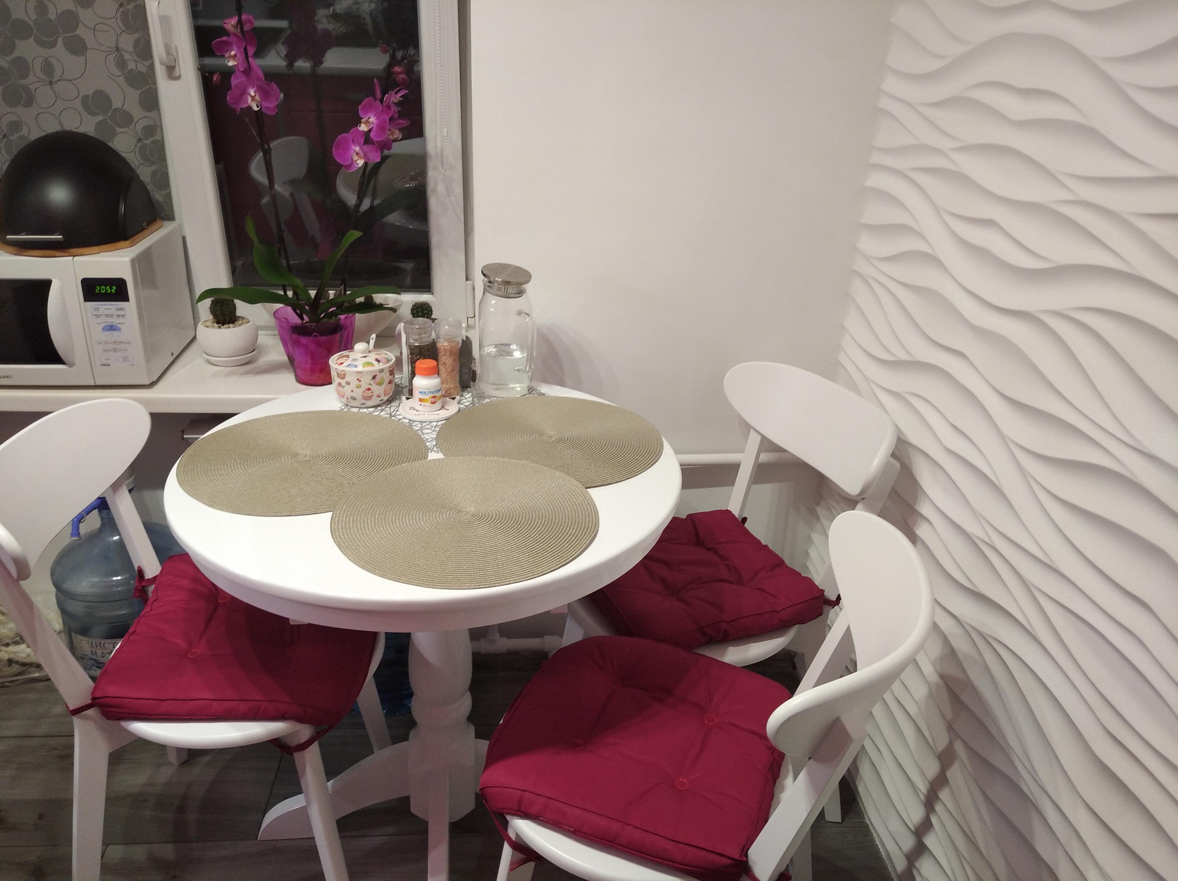 Фото: Стул обеденный Скиф МП Дана-МВ /белый, отправлено пользователем Євген Стул обеденный Скиф МП Дана-МВ /белый в реальных условиях использования от пользователя Євген.