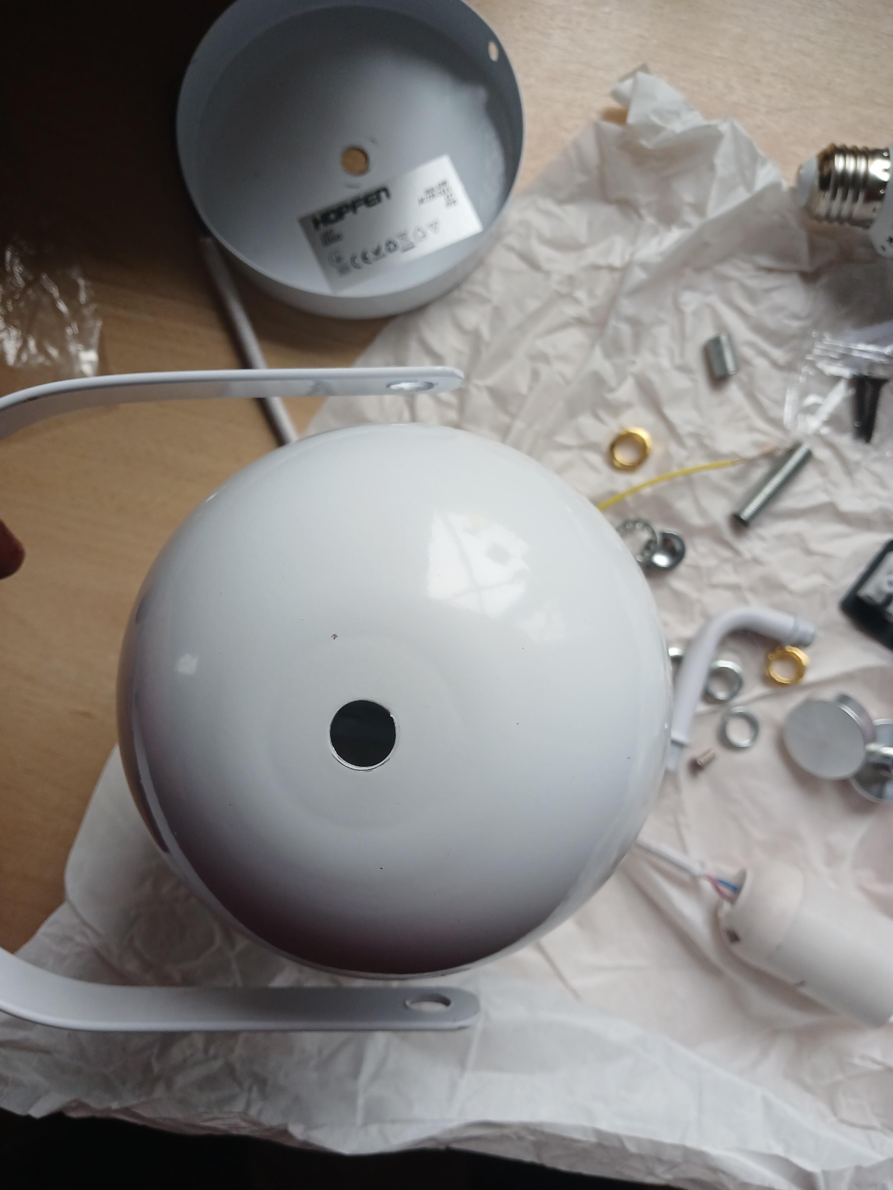 Бра Hopfen Loft Haltbar 1x40 Вт Е27 белый в реальных условиях использования от пользователя Мария.