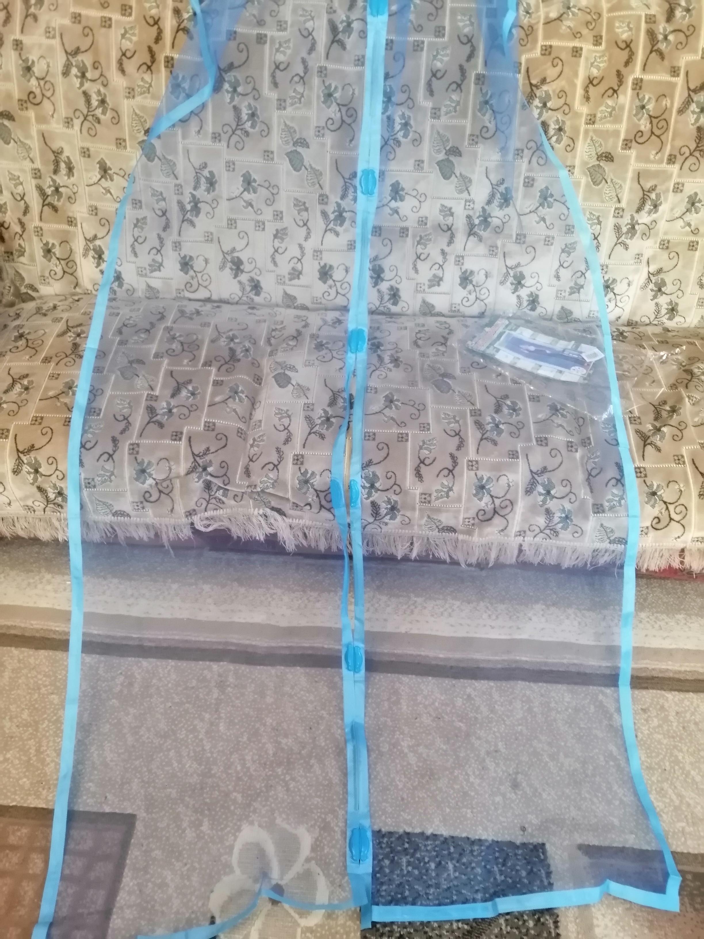 Фото: Антимоскітна сітка на магнітах Magic Mesh для дверей 210х100 см Чорний (MMB1469), надіслане покупцем Наталія Антимоскітна сітка на магнітах Magic Mesh для дверей 210х100 см Чорний (MMB1469) у реальних умовах використання від покупця Наталія.