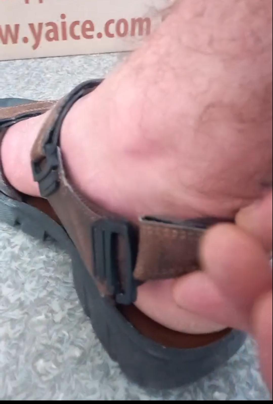 Сандалі Violeta ML5-br р. 40 Коричневий у реальних умовах використання від покупця Наталя.