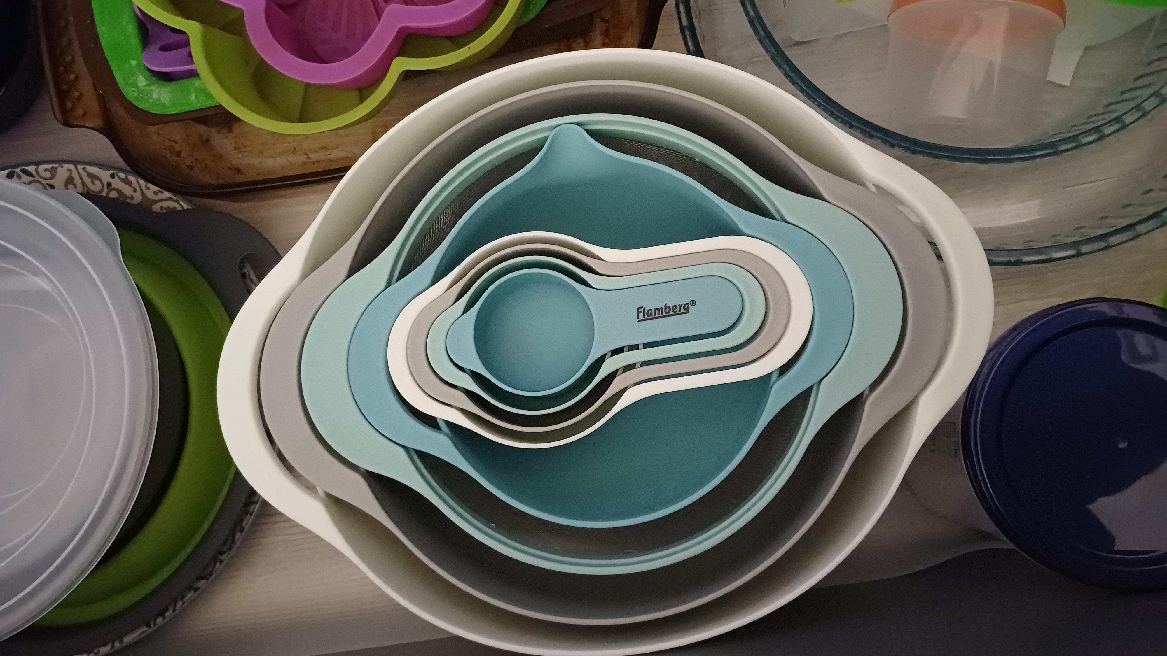 Набор мерной посуды Smart Kitchen by Flamberg 8 предметов в реальных условиях использования от покупателя Оксана.