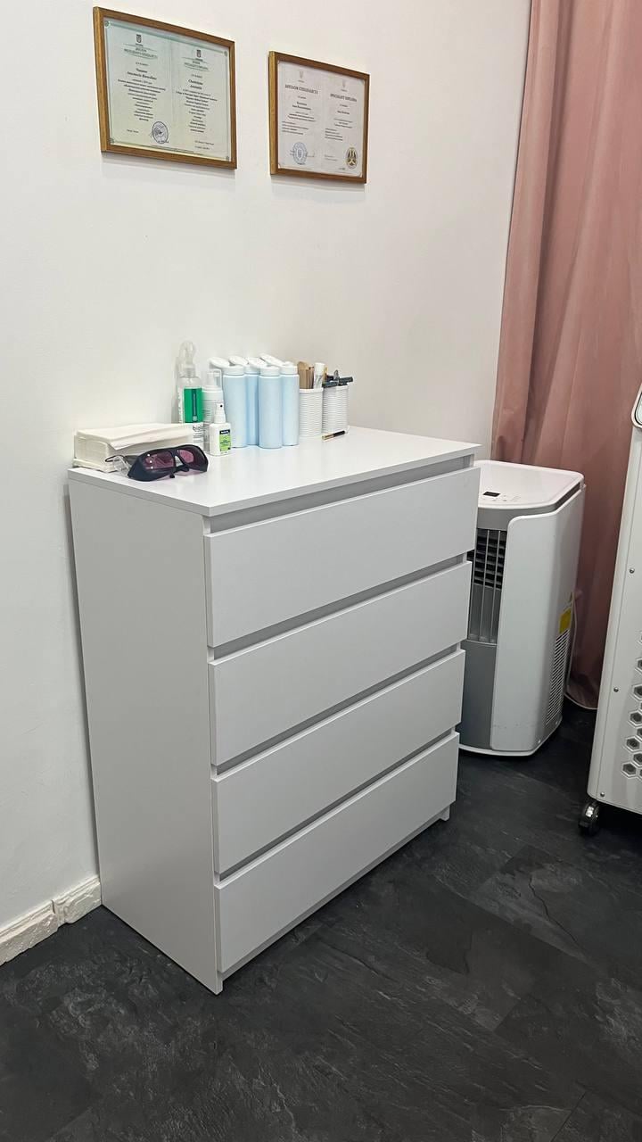 Комод на 4 ящика без ручек FT-215 800х400х1000 мм Венге Магия/Белый в реальных условиях использования от пользователя Катерина.