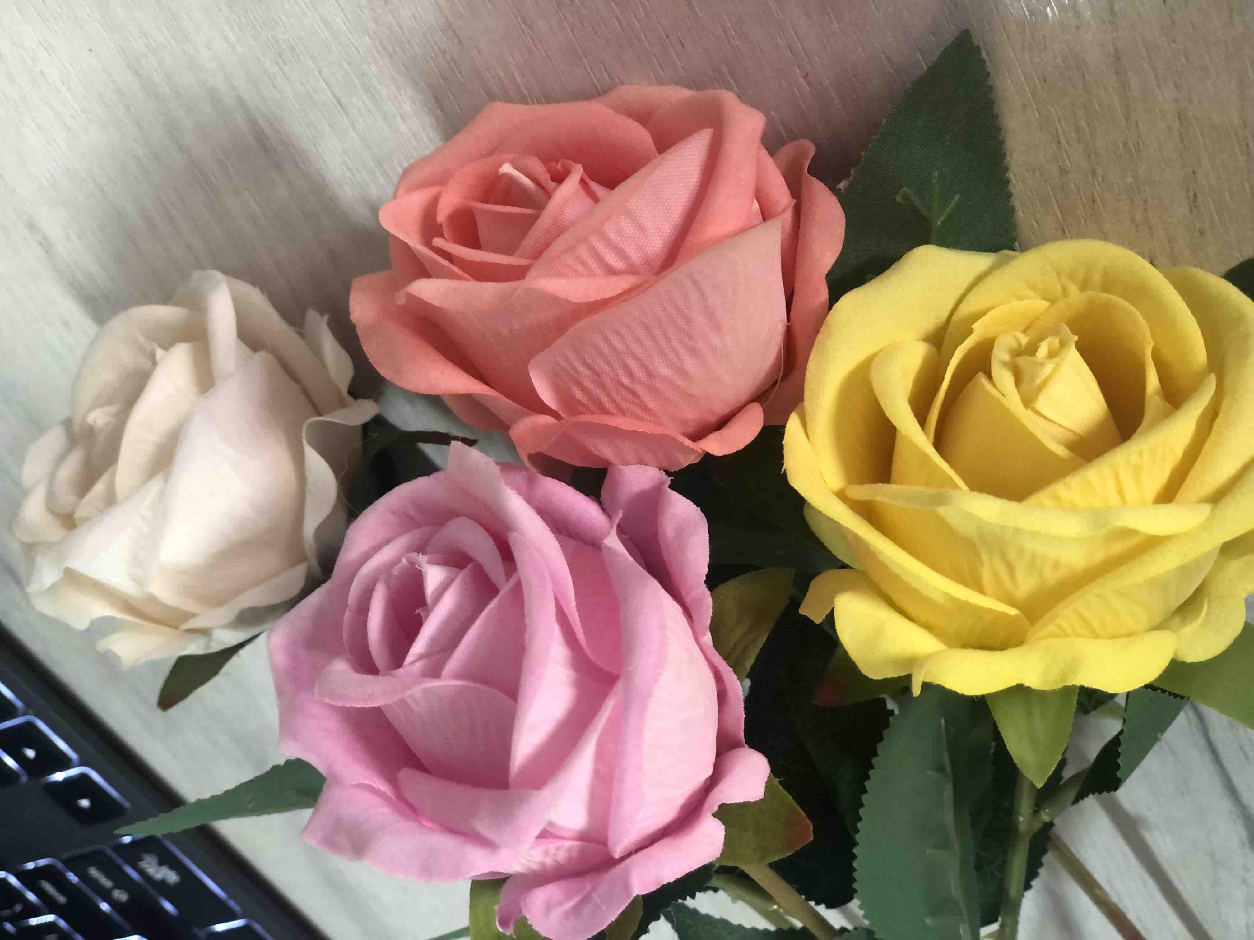 Фото: Роза на стебле 51 см Розовый (К02081), отправлено покупателем Елена Роза на стебле 51 см Розовый (К02081) в реальных условиях использования от покупателя Елена.