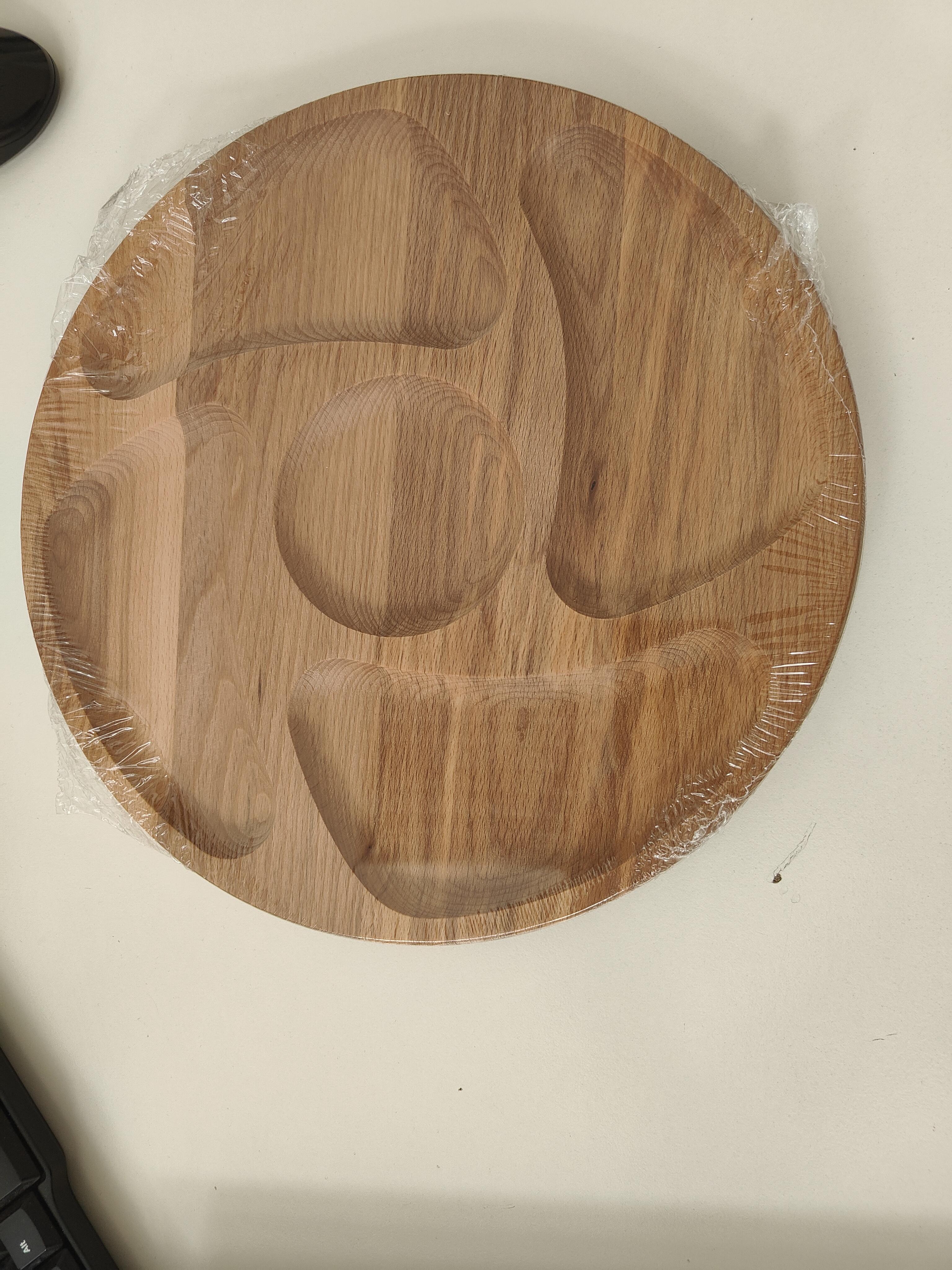 Менажница из дерева на 5 отделов 29 см (321) в реальных условиях использования от покупателя Екатерина.