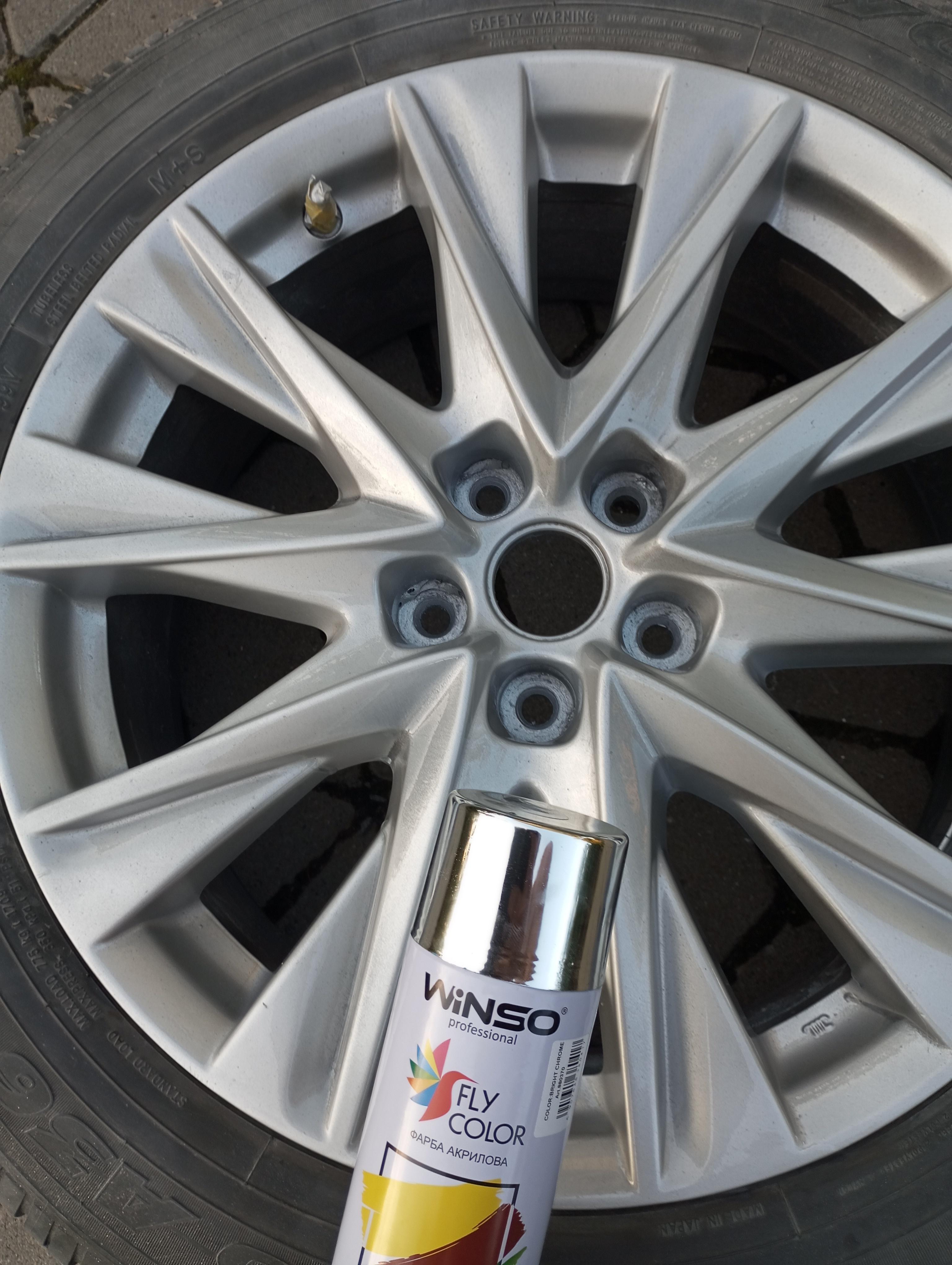Фарба акрилова хром (BRIGHT CHROME) WINSO 450 мл 880370 у реальних умовах використання від користувача Павло.