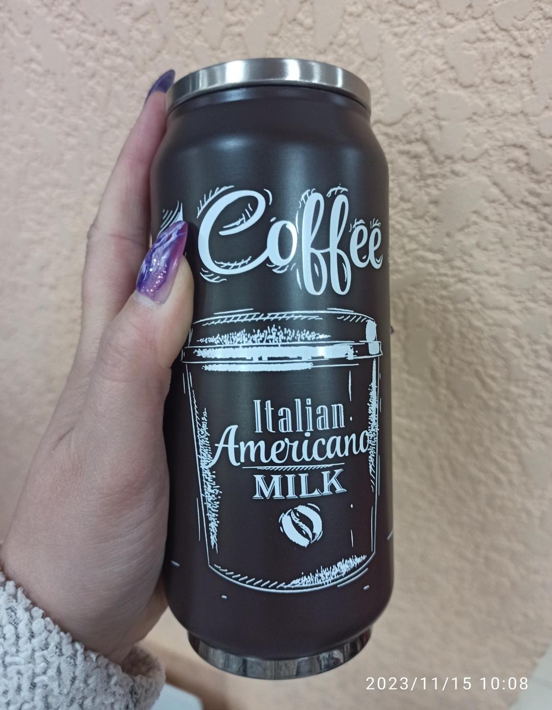 Фото: Термочашка Flamberg Yellow geometry 400 мл, надіслане покупцем Еріка Термочашка Flamberg Yellow geometry 400 мл у реальних умовах використання від покупця Еріка.