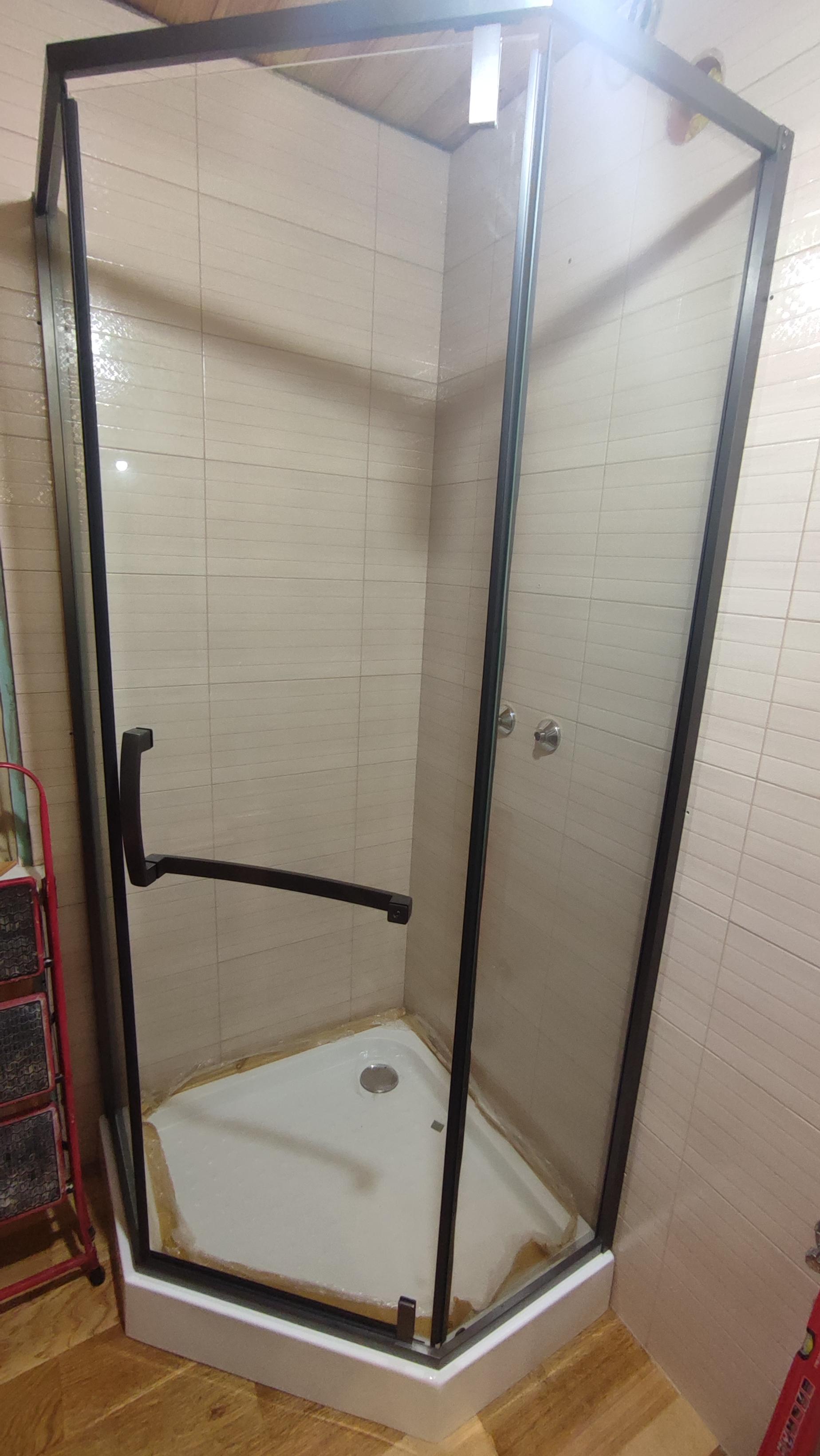 Душове огородження ScandiSPA NARVIK 90x90x200 сірий нікель у реальних умовах використання від покупця Інна.