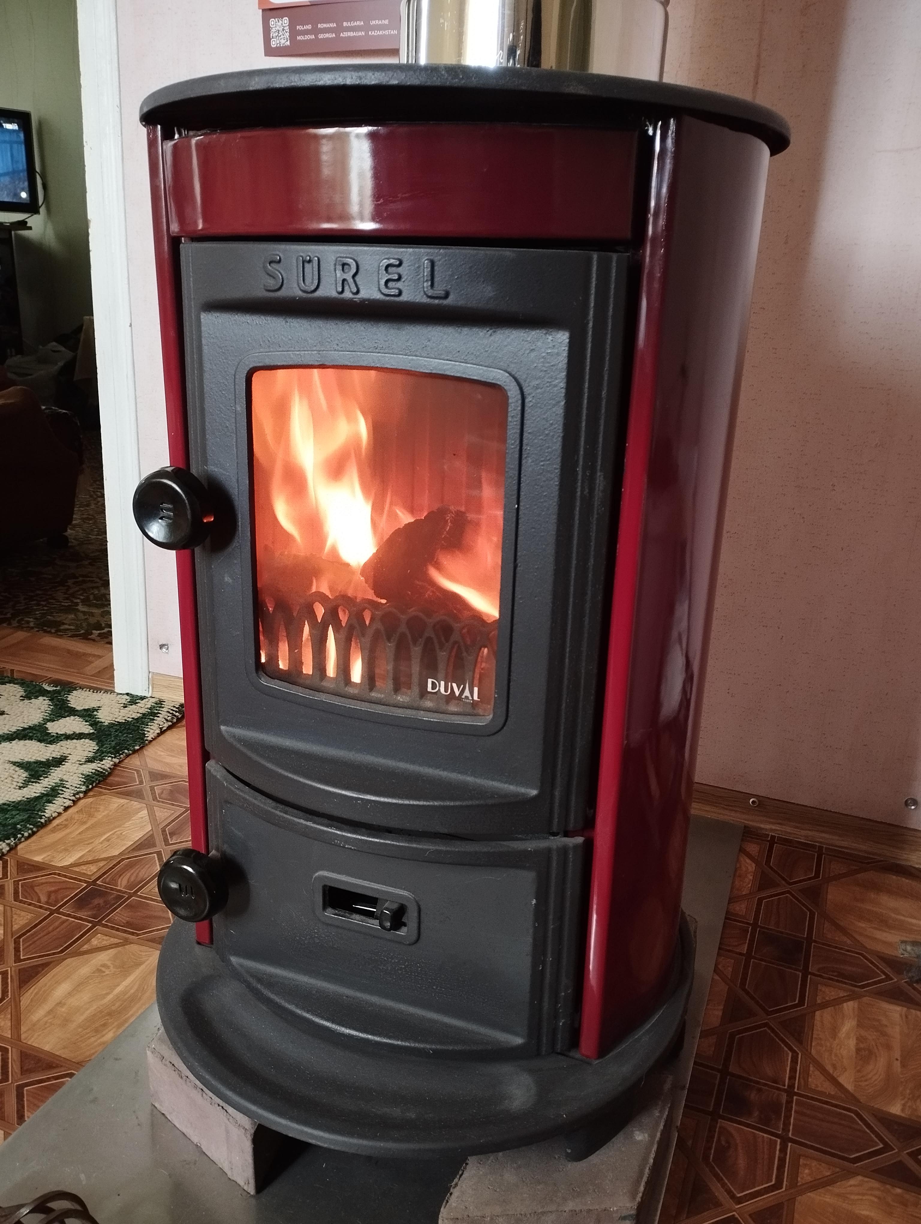 Печь отопительно-варочная Duval EM-5128 в реальных условиях использования от покупателя Бондаренко.