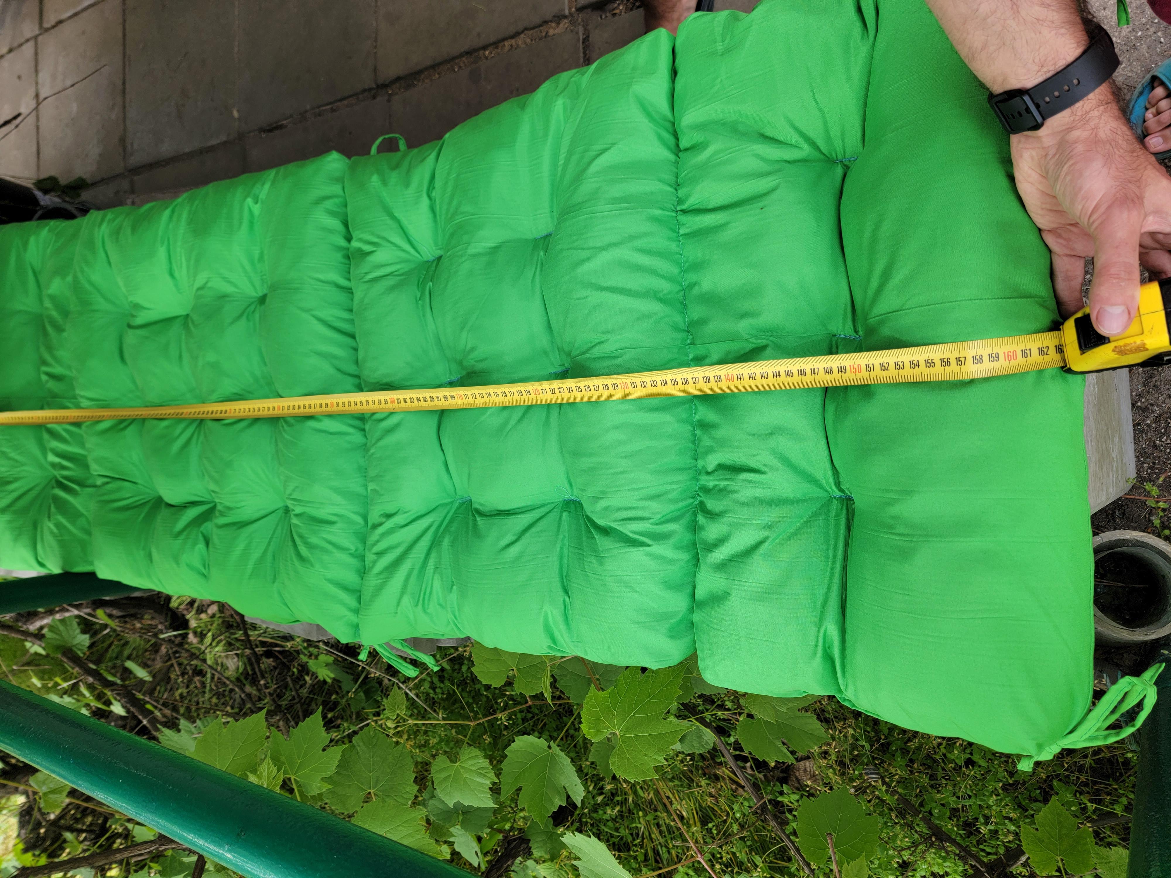 Фото: Матрас для шезлонга МИ0006 190х60х10 см Зеленый (161900), отправлено покупателем Анна Сердюк Матрас для шезлонга МИ0006 190х60х10 см Зеленый (161900) в реальных условиях использования от покупателя Анна Сердюк.