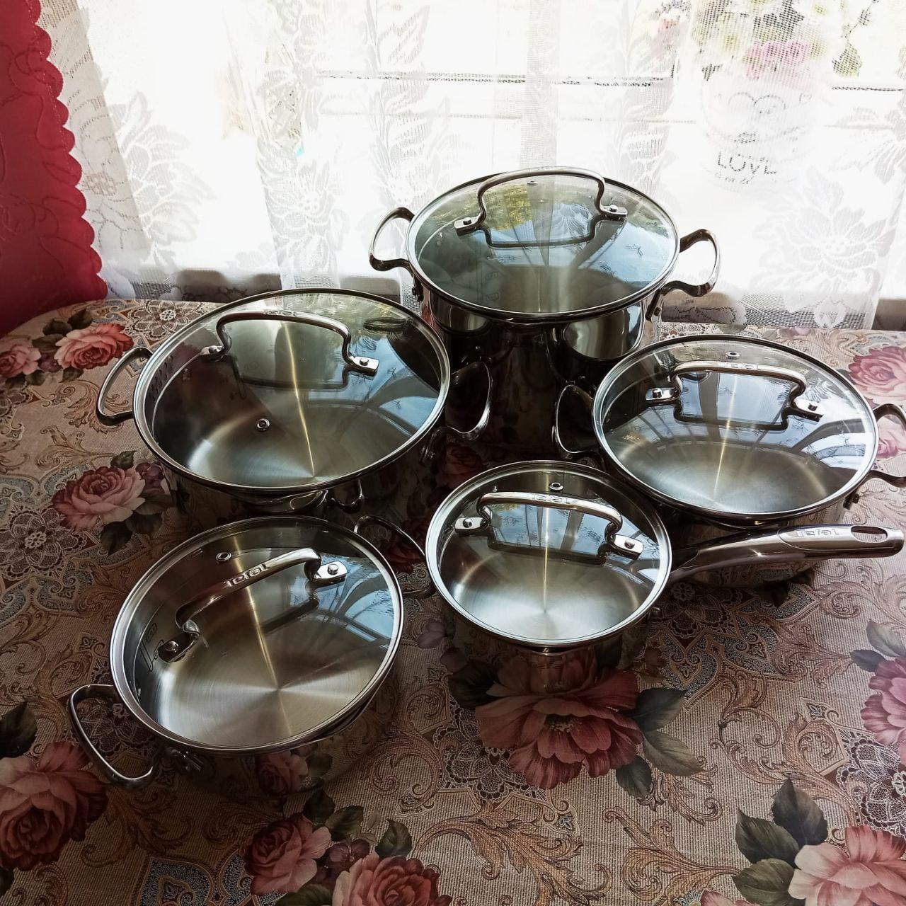 Набір посуду Tefal Duetto 10 предметів G719SA74 у реальних умовах використання від користувача Олена Легун.