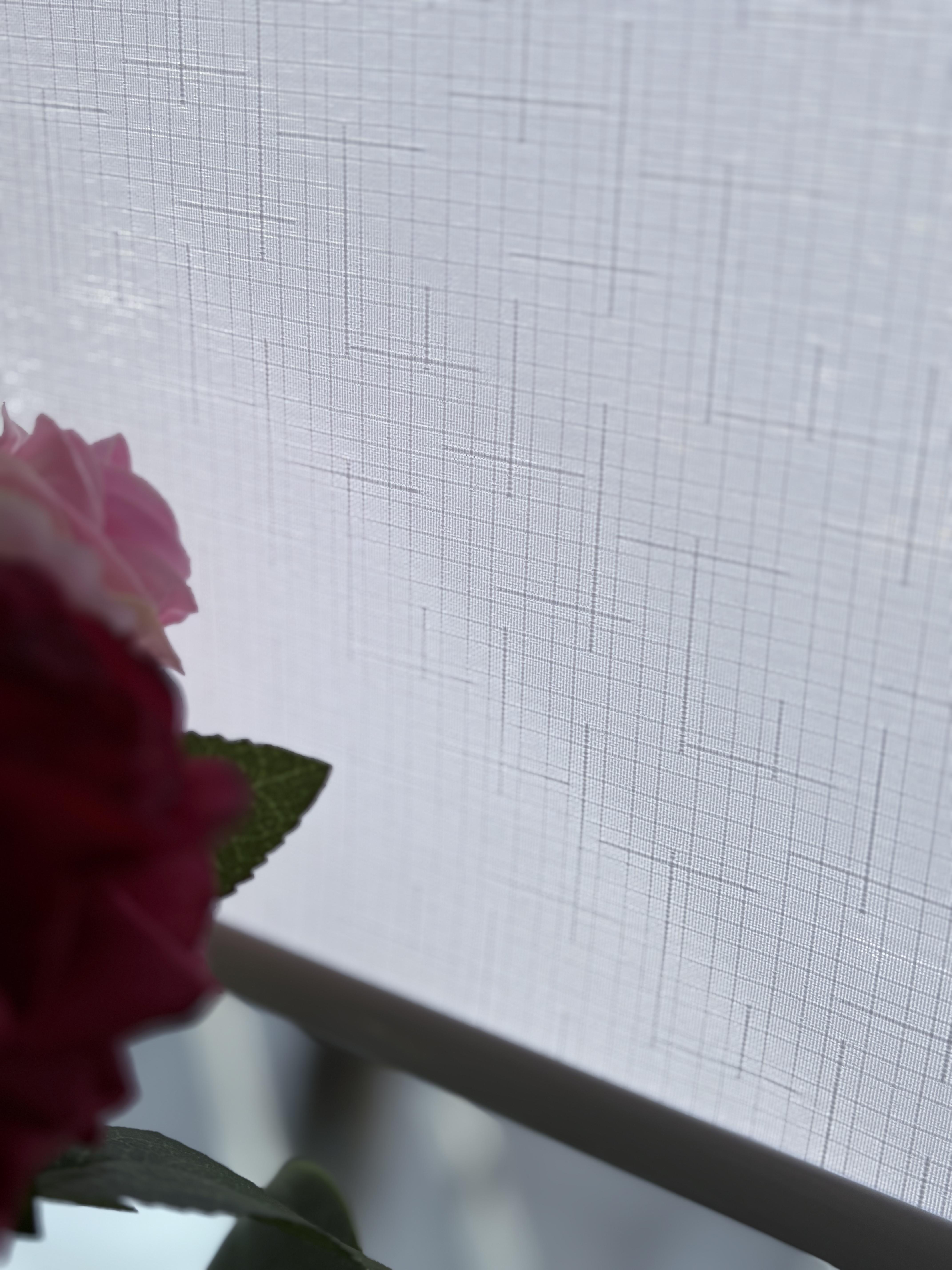 Ролета тканевая NewTex Лён 62,5х165 см Белый (0800) в реальных условиях использования от покупателя Ольга.