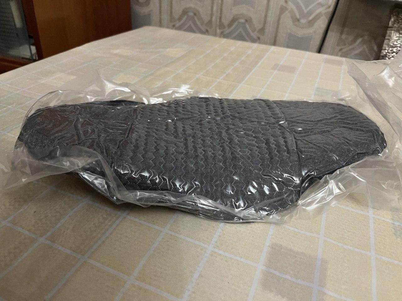 Подушка ортопедическая фигурная для сна с поддержкой шеи 30х50 см Серый (LY-91) в реальных условиях использования от покупателя Людмила.