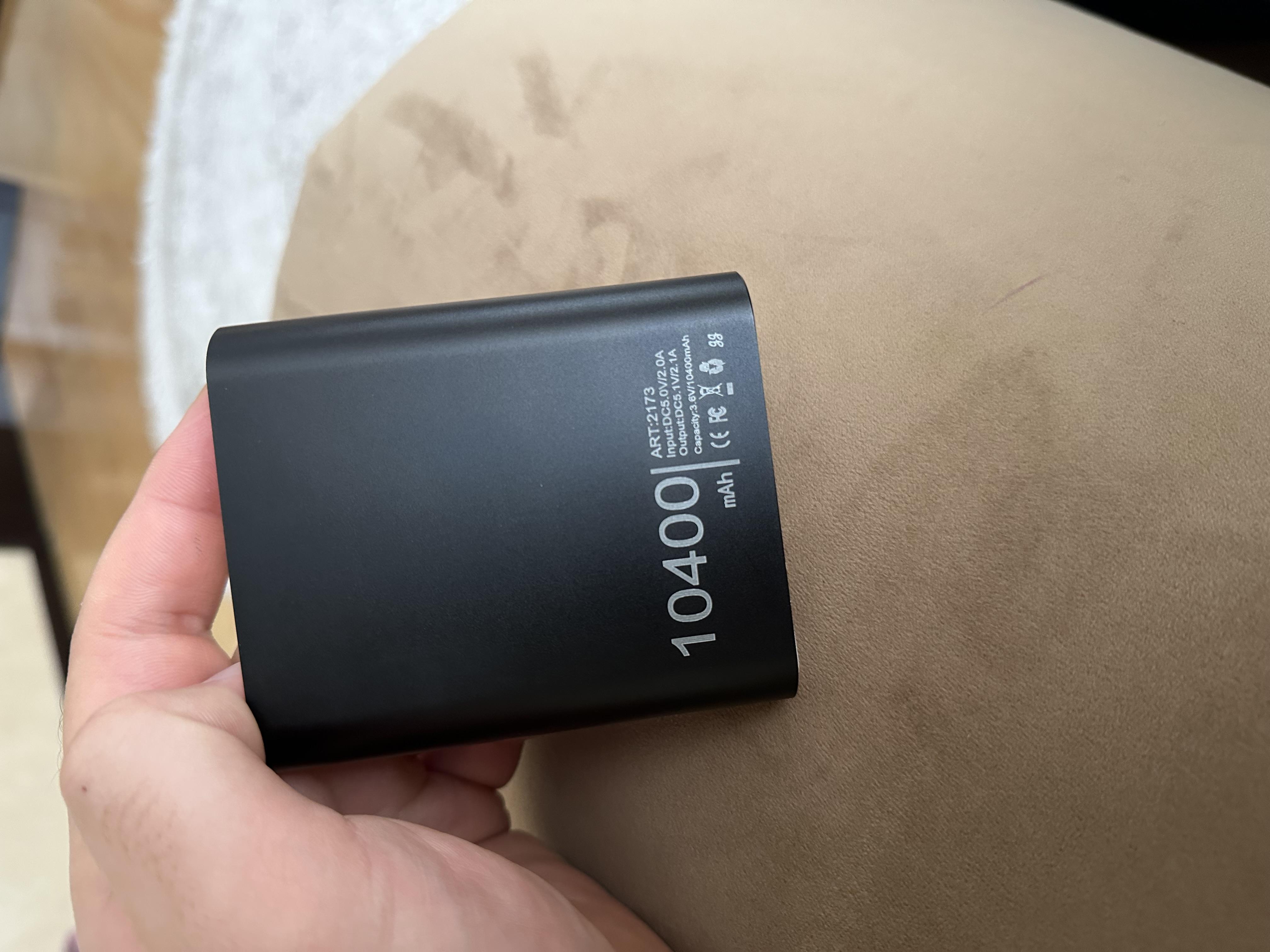 Повербанк MI 10400 мАч для смартфонов и планшетов Серебристый (2173) в реальных условиях использования от пользователя Дмитро.