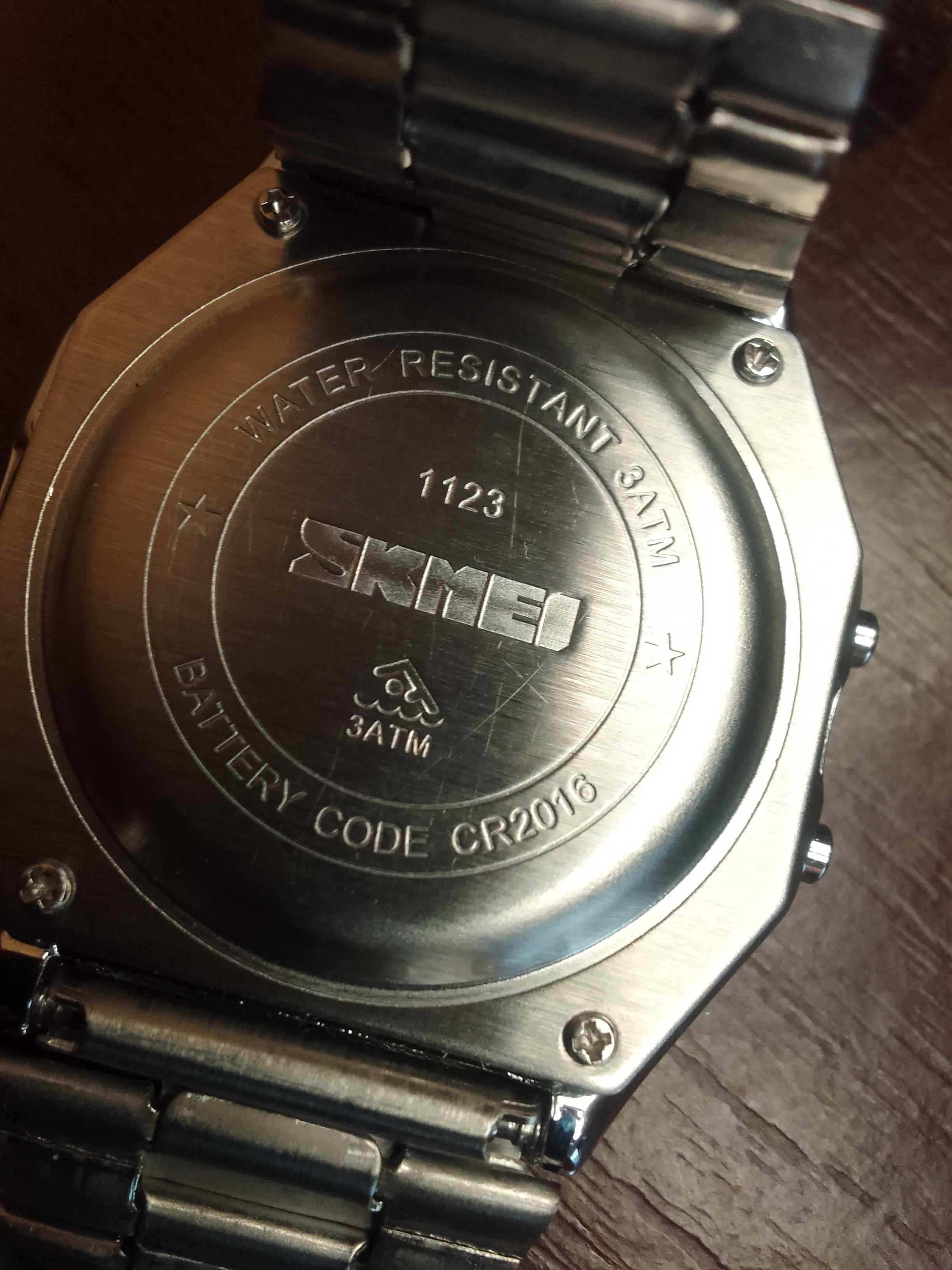 Наручний годинник чоловічий Popular Silver 1123S Skmei у реальних умовах використання від покупця Богдан.