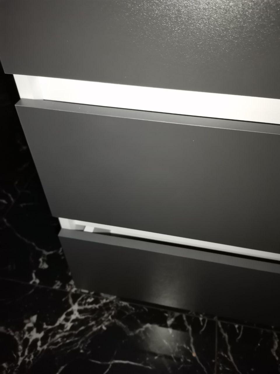 Комод на 4 ящика без ручек FT-215 800х400х1000 мм Венге Магия/Белый в реальных условиях использования от покупателя Олег.