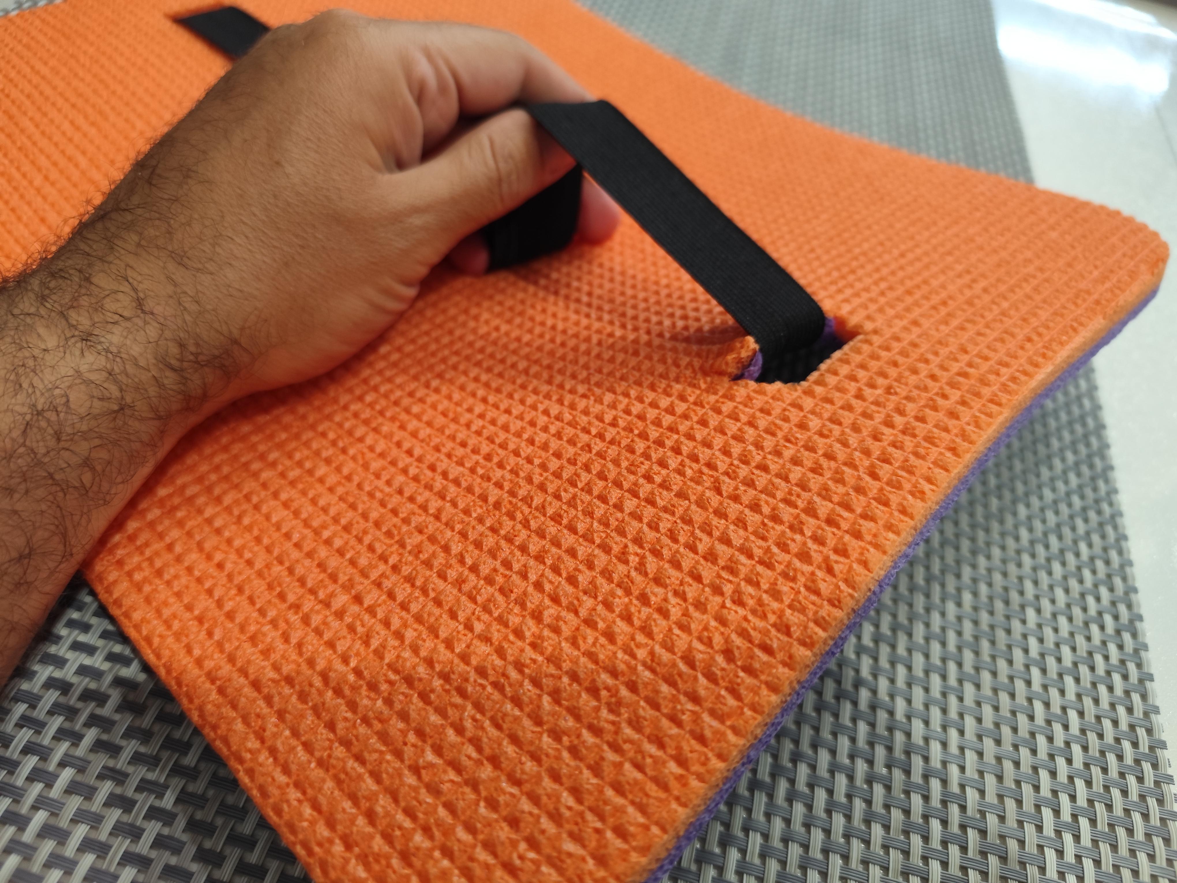 Сиденье Ланор Гора 40x30 см фиолетовыйоранжевый в реальных условиях использования от пользователя Володимир.