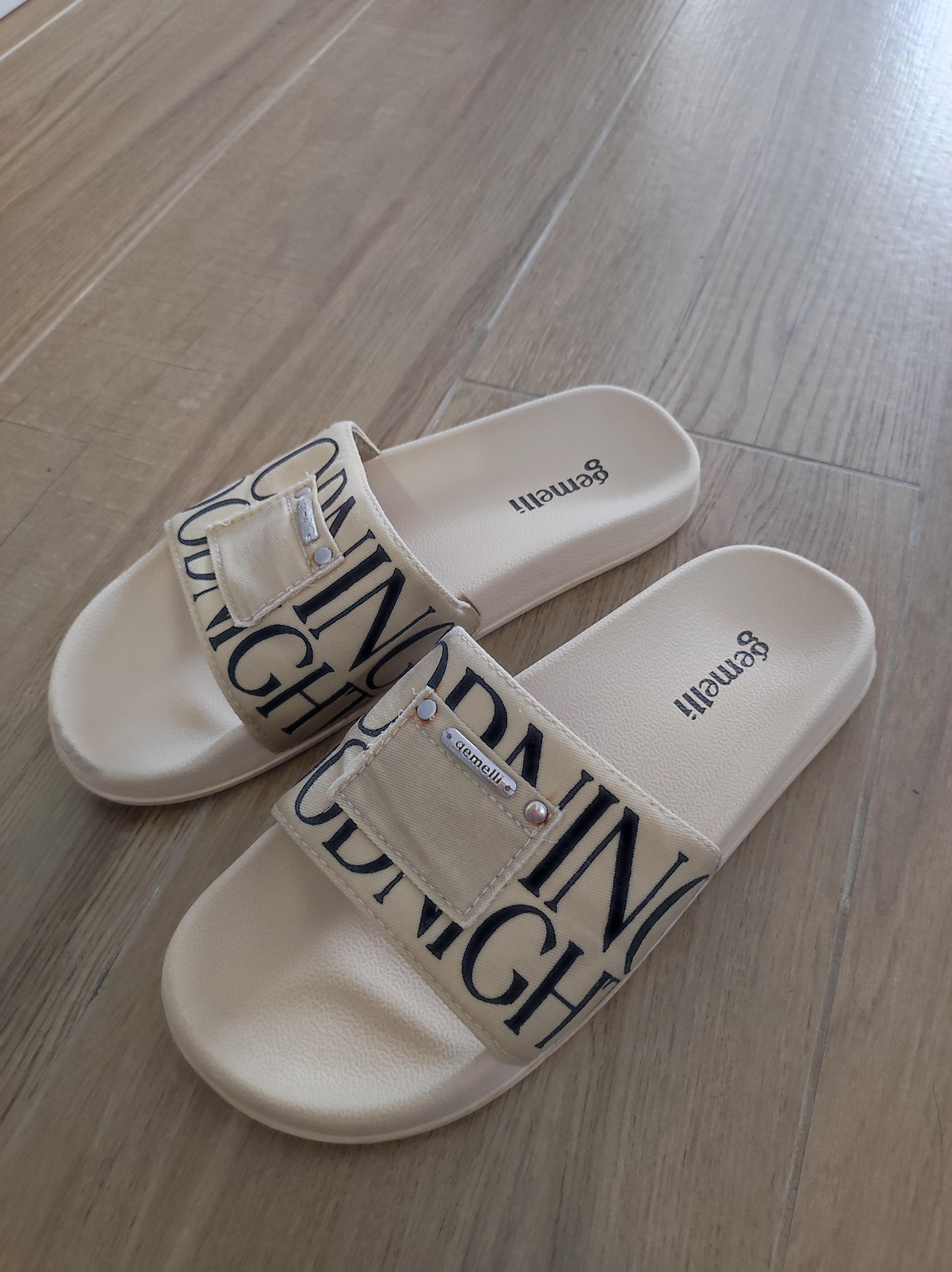 Шлепанцы Gemelli Мода р.36 бежевый в реальных условиях использования от покупателя Людмила.