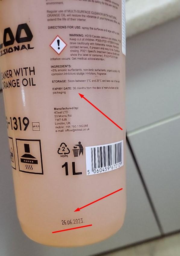 Моющее средство универсальное CHAMELOO PROFESSIONAL 1 л в реальных условиях использования от покупателя Сергій.