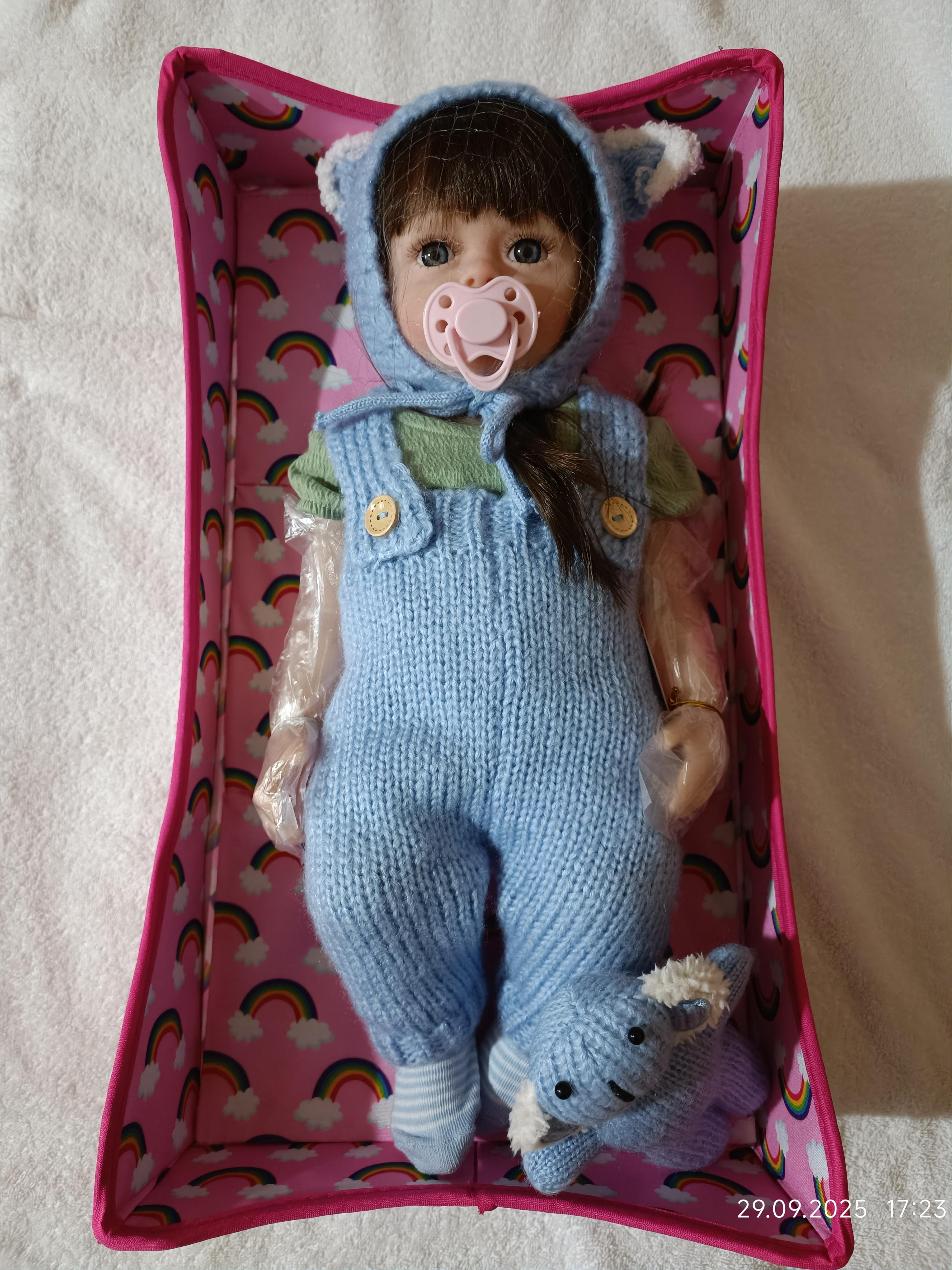 Люлька для куклы Радуга 35-43 см Розовый (8744) в реальных условиях использования от покупателя Алла.