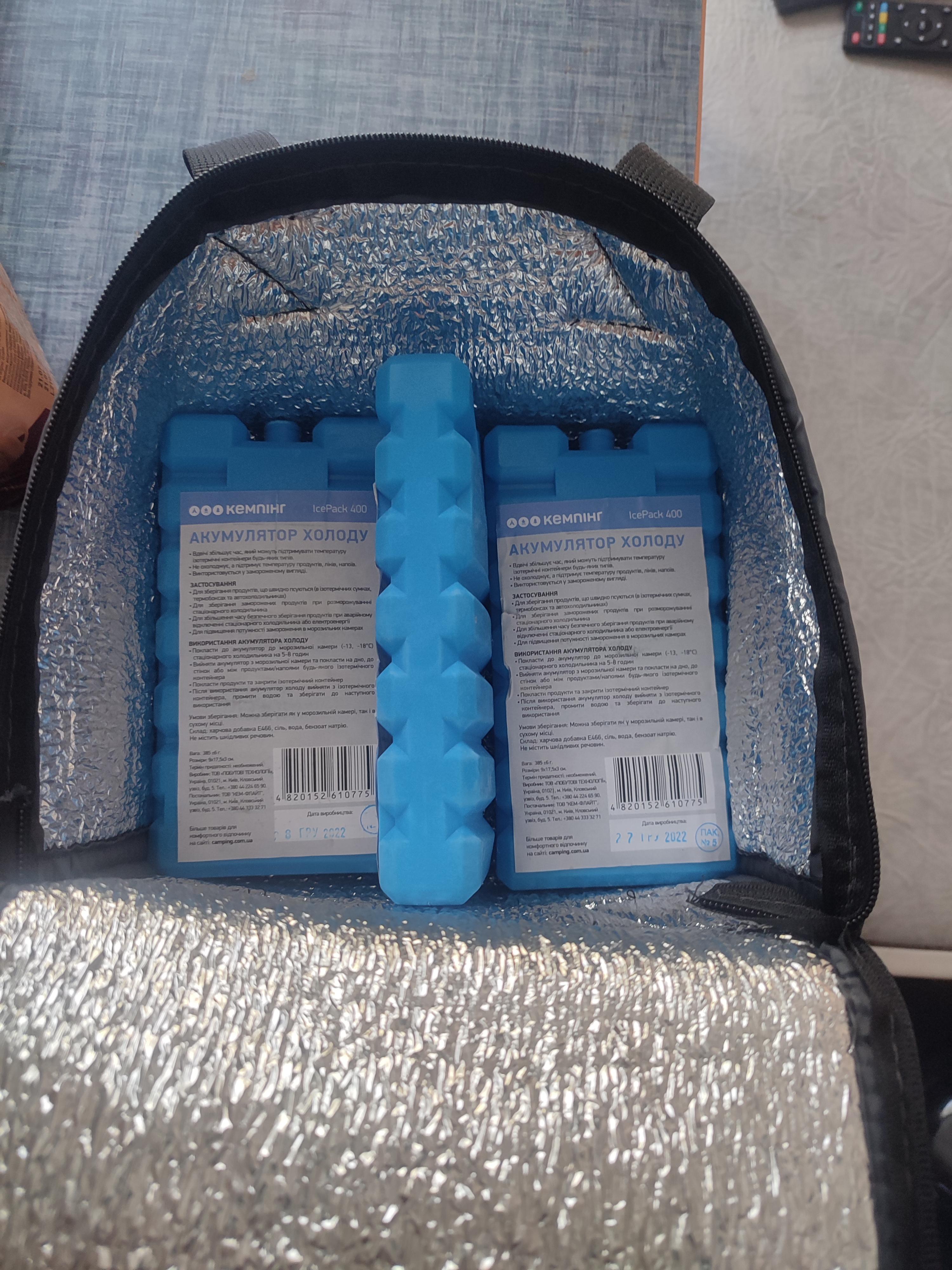 Аккумулятор холода Кемпинг 400 г в реальных условиях использования от покупателя Олег.