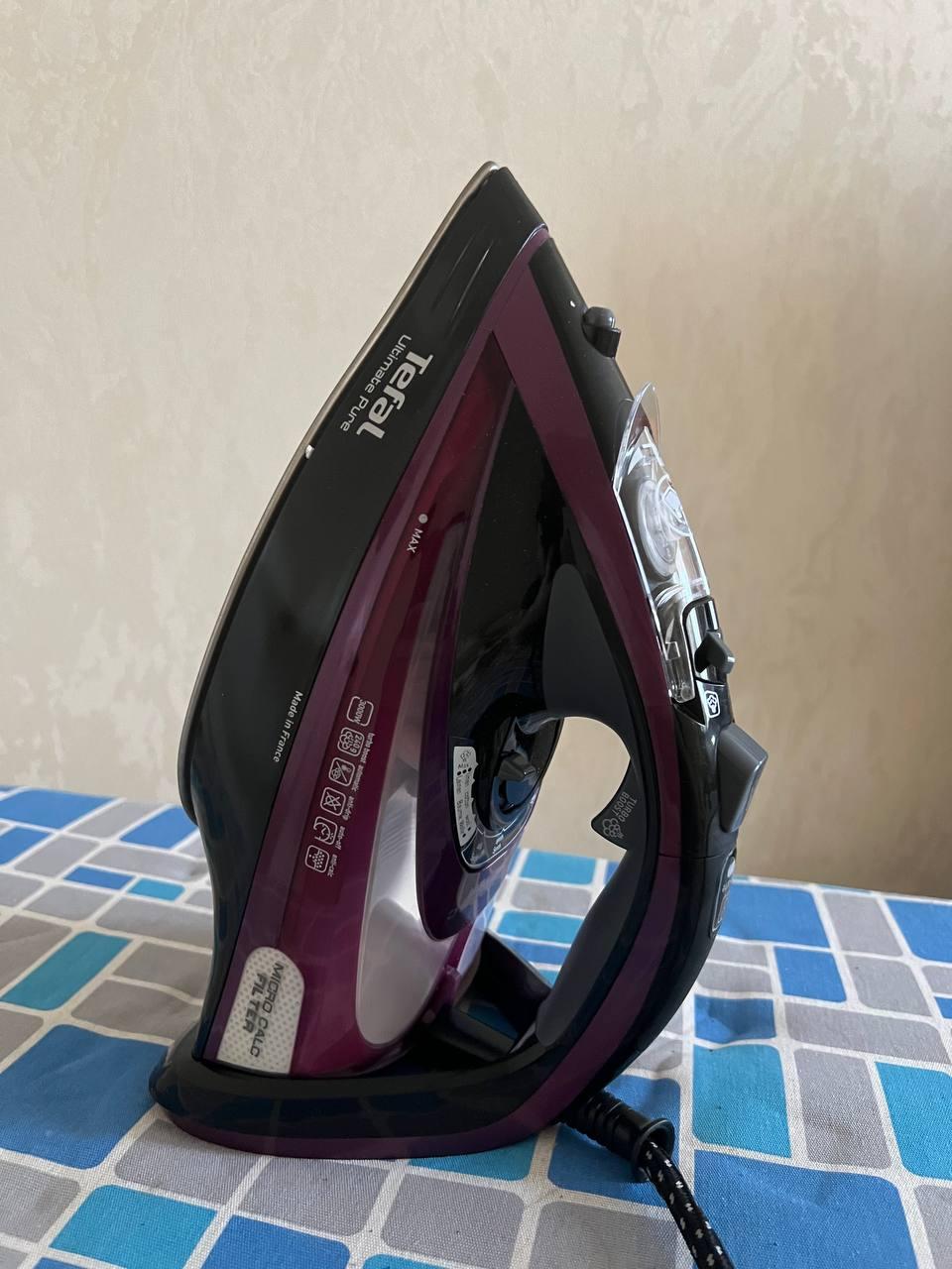Фото: Утюг Tefal ULTIMATE PURE FV9835E0, отправлено пользователем Мельничук Вікторія Утюг Tefal ULTIMATE PURE FV9835E0 в реальных условиях использования от пользователя Мельничук Вікторія.