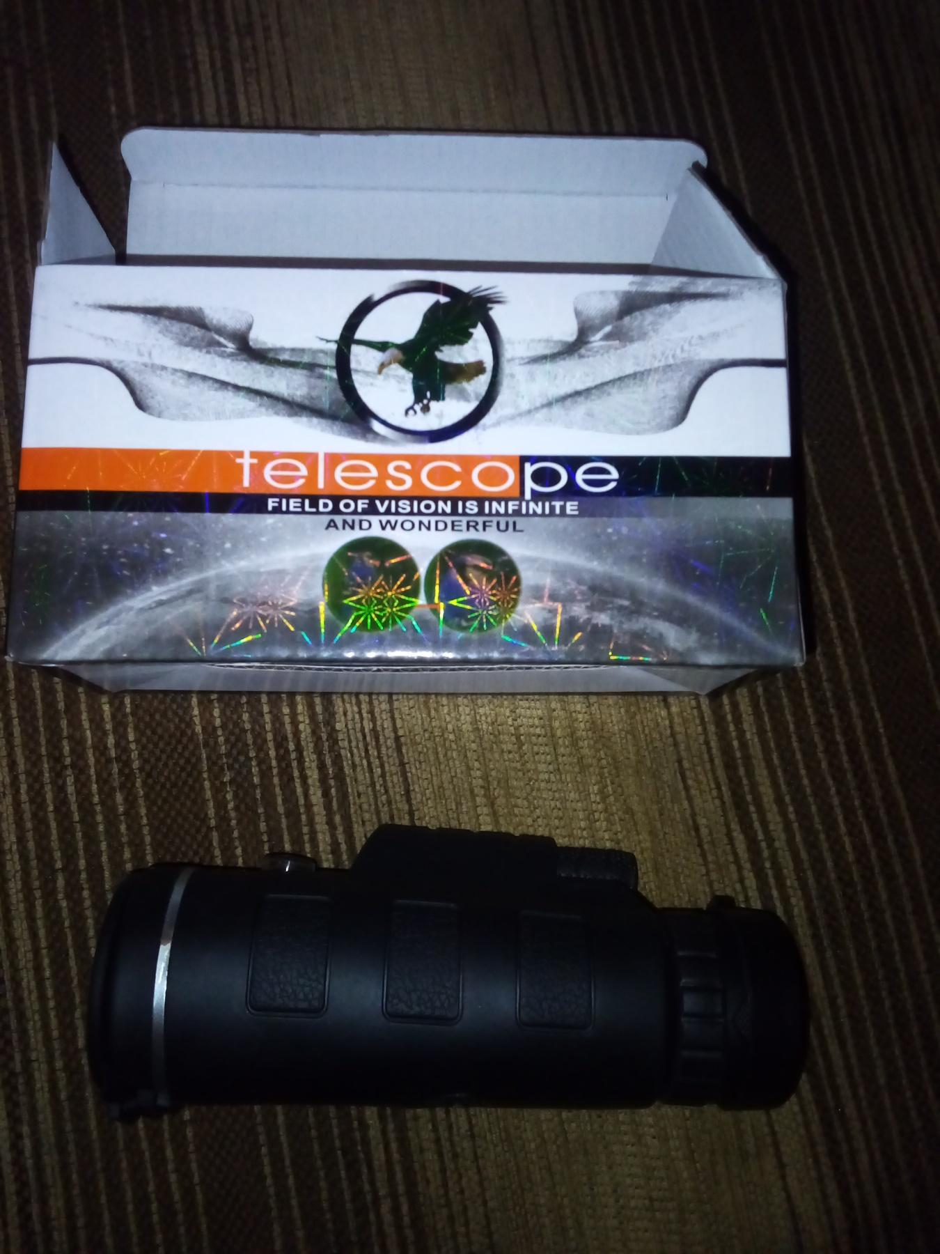 Монокуляр 16x52 мм с чехлом (21725013) в реальных условиях использования от пользователя Борис.