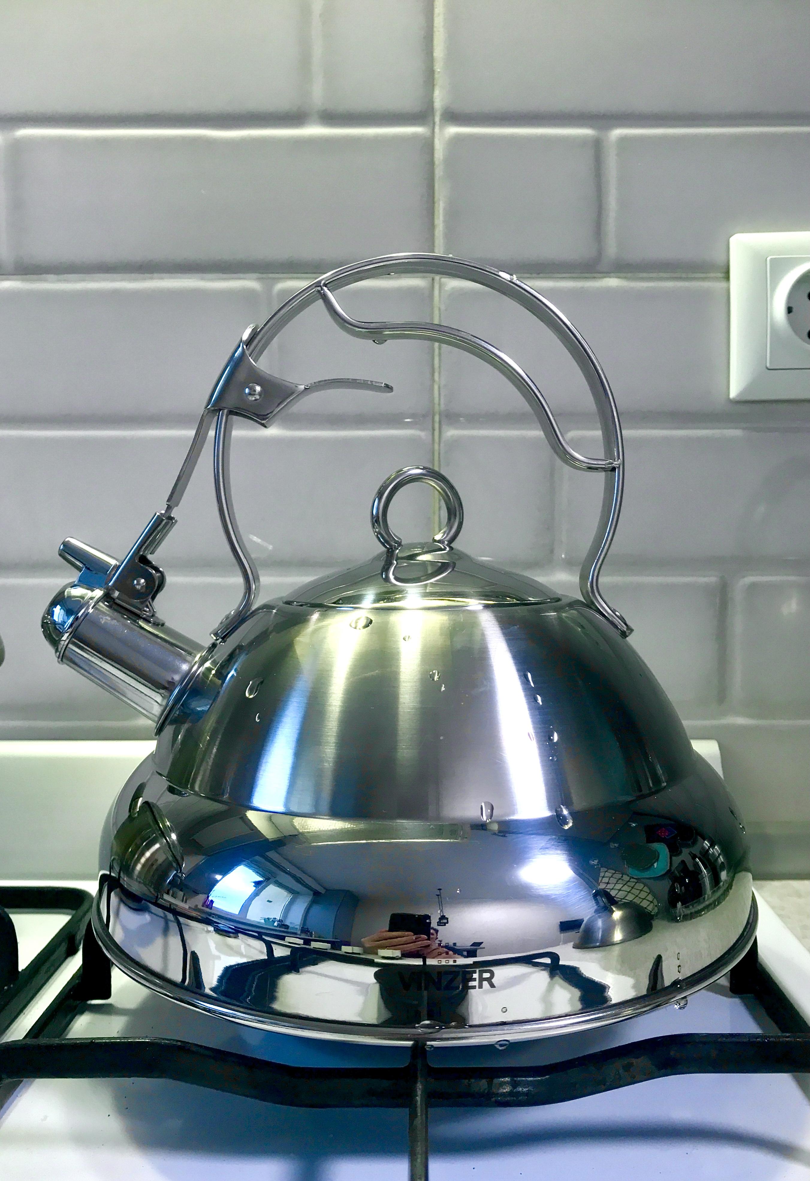 Фото: Чайник Vinzer Premier 2,6 л 89006, отправлено покупателем Алекс Ендінг Чайник Vinzer Premier 2,6 л 89006 в реальных условиях использования от покупателя Алекс Ендінг.