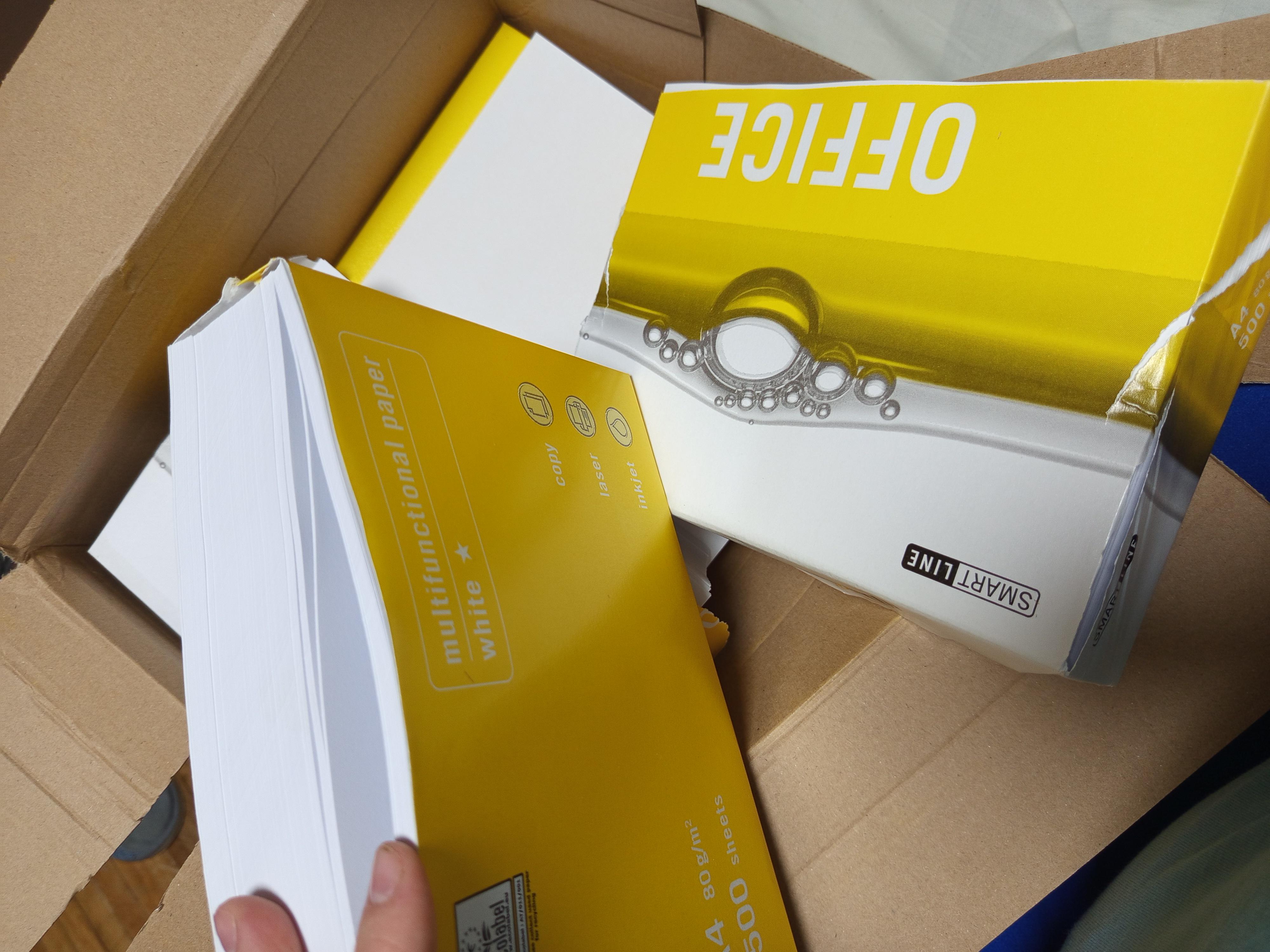 Бумага офисная Crystal А5 80г/м2 500 листов (21540448) в реальных условиях использования от пользователя Аліна.