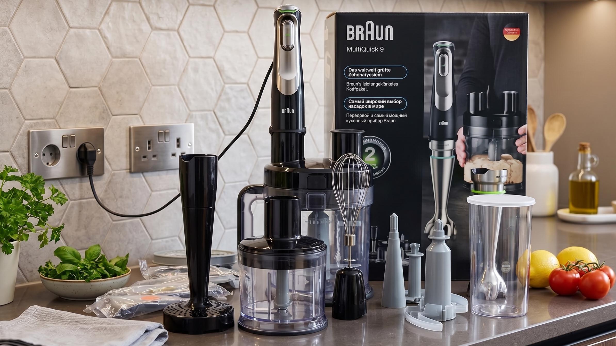 Блендер погружной Braun Multiquick 9 MQ9187 в реальных условиях использования от покупателя Павло.