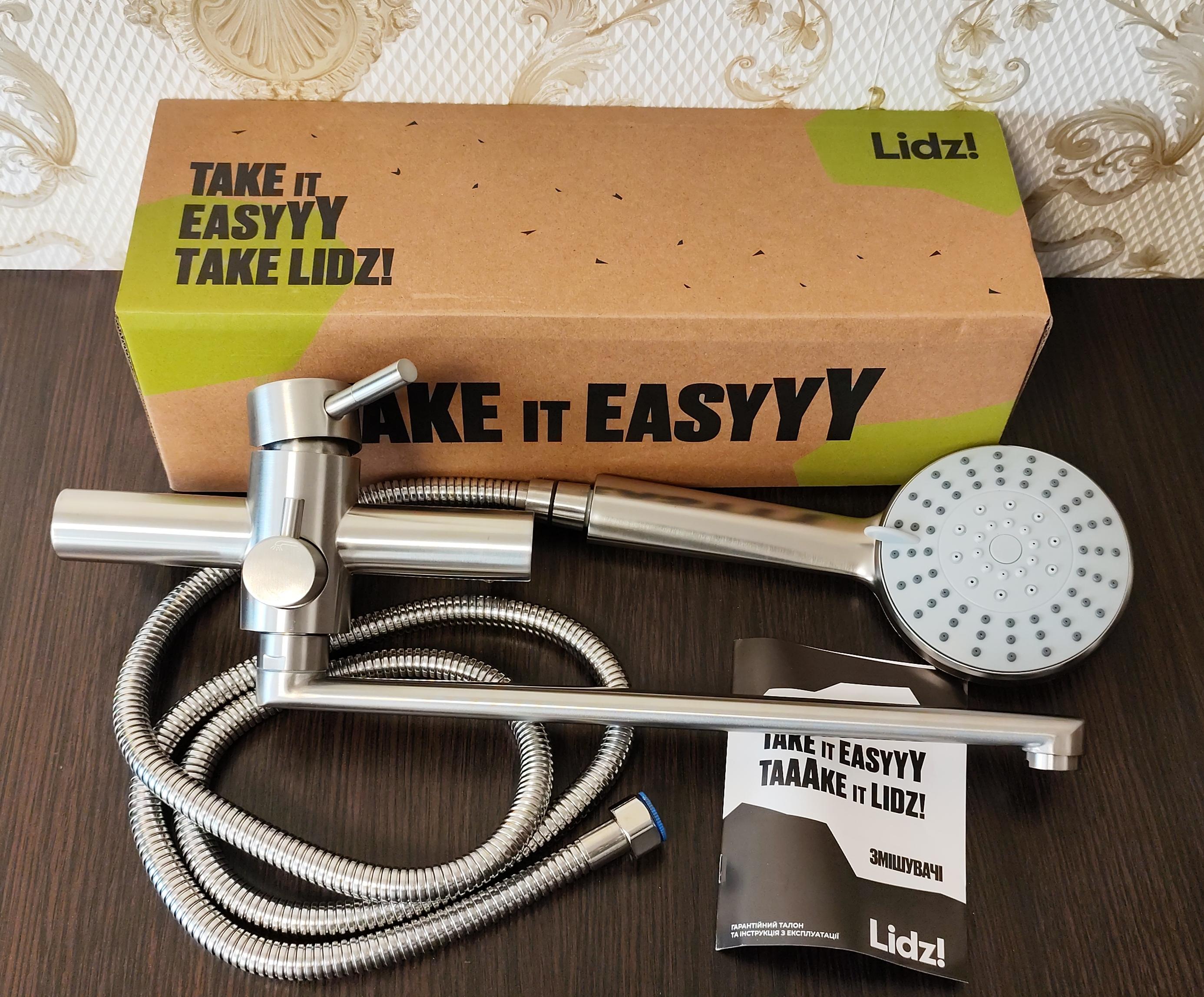 Набор смесителей для ванны и для умывальника Lidz Aria Nickel из нержавеющей стали (LDARI005NKS3412) в реальных условиях использования от покупателя Віталій.