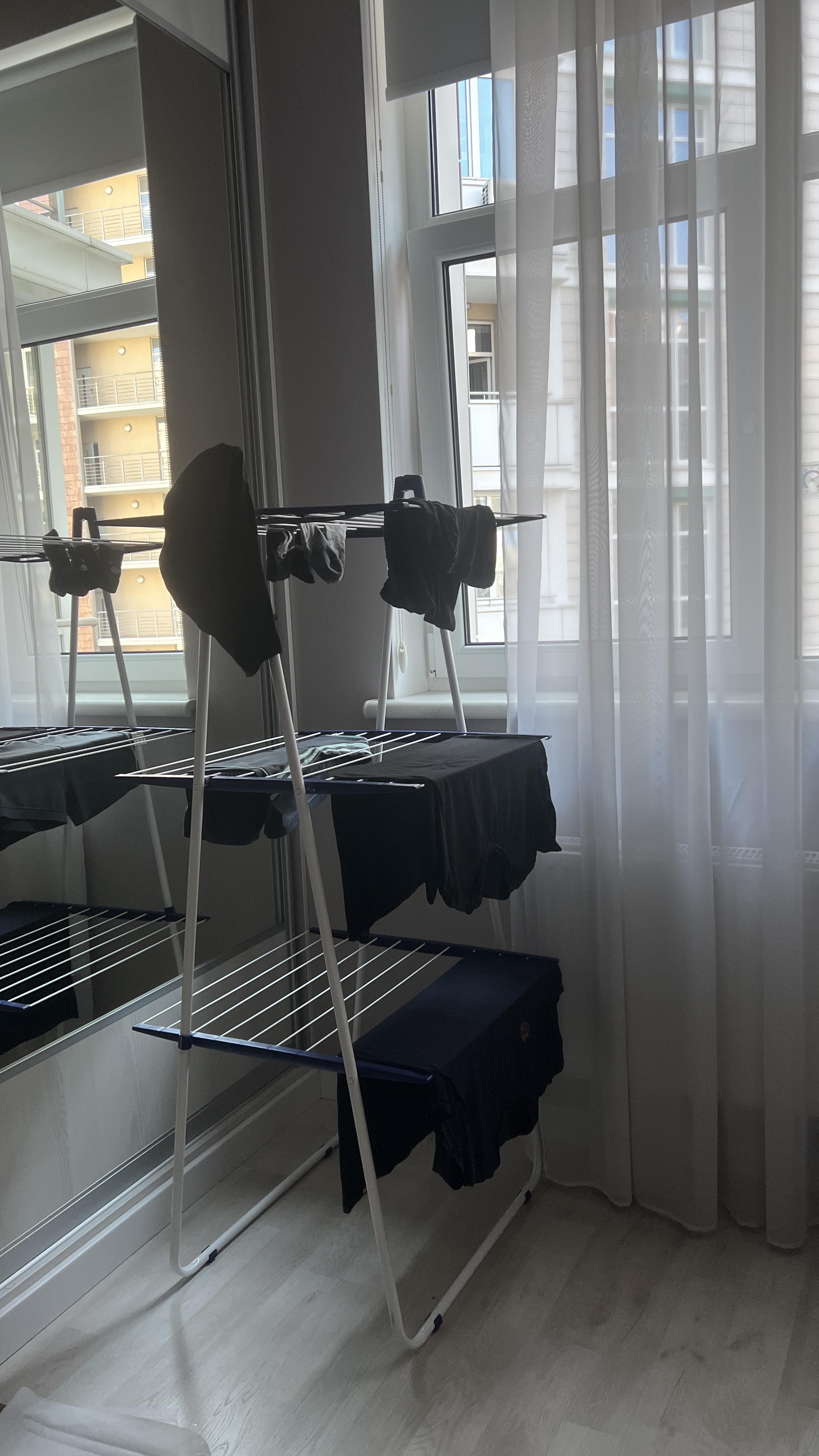 Сушилка для белья Leifheit Pegasus Tower 190 81435 в реальных условиях использования от покупателя Владислава.