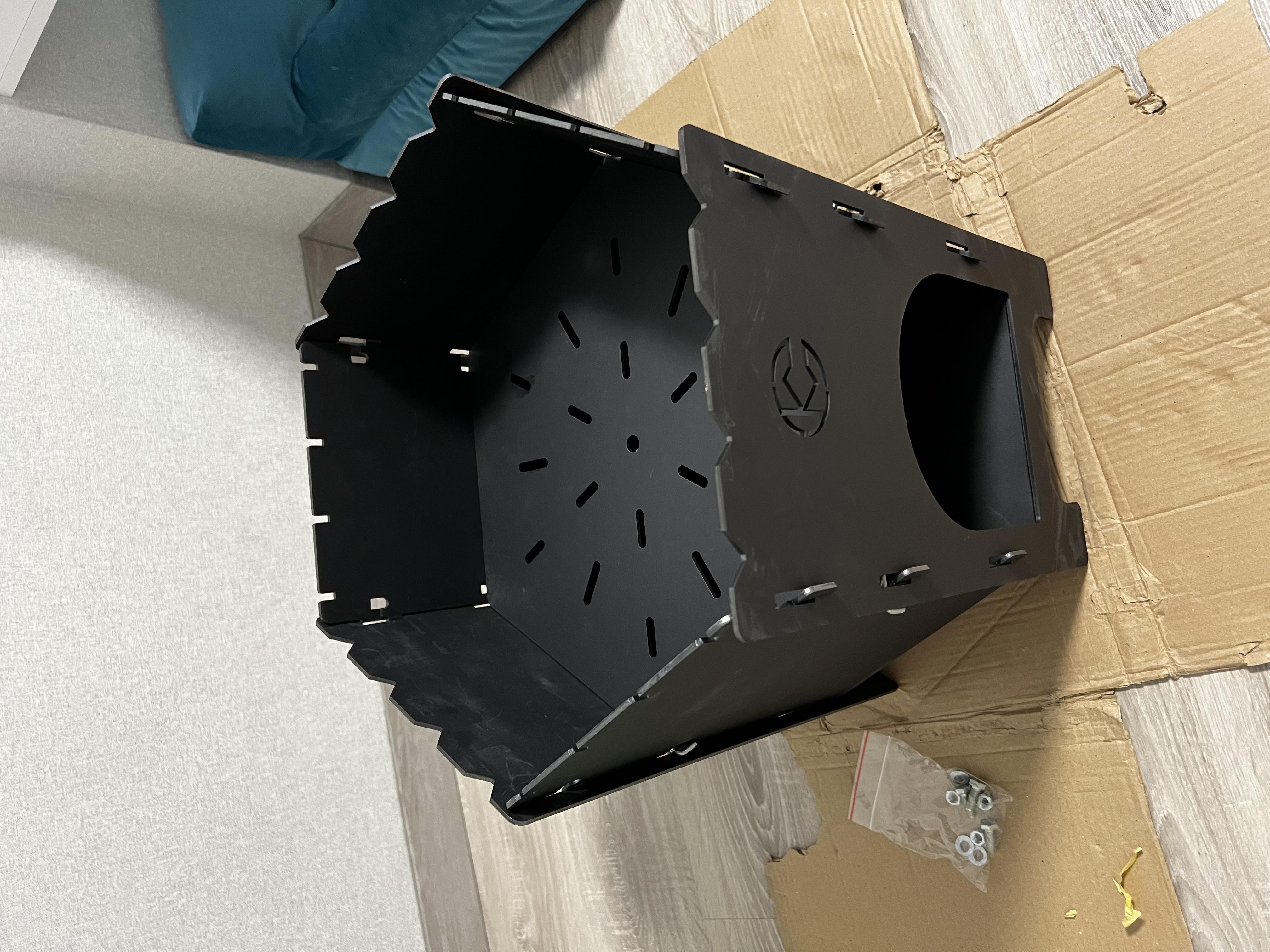 Мангал-печь Казан в реальных условиях использования от пользователя Юрій.