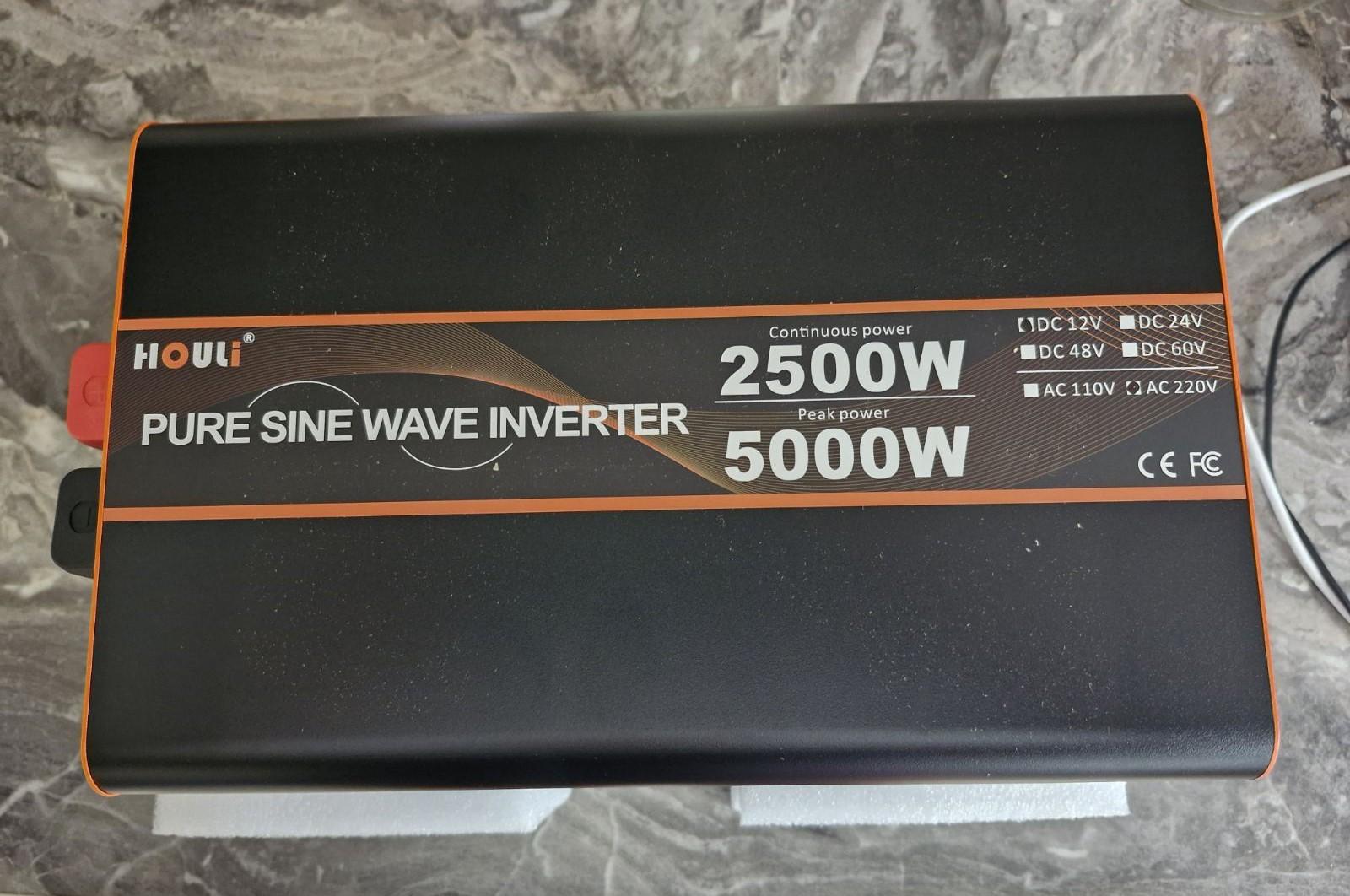 Фото: Инвертор с чистым синусом 4000 W 2 розетки EU 12-220 V, отправлено пользователем Аліна Инвертор с чистым синусом 4000 W 2 розетки EU 12-220 V в реальных условиях использования от пользователя Аліна.