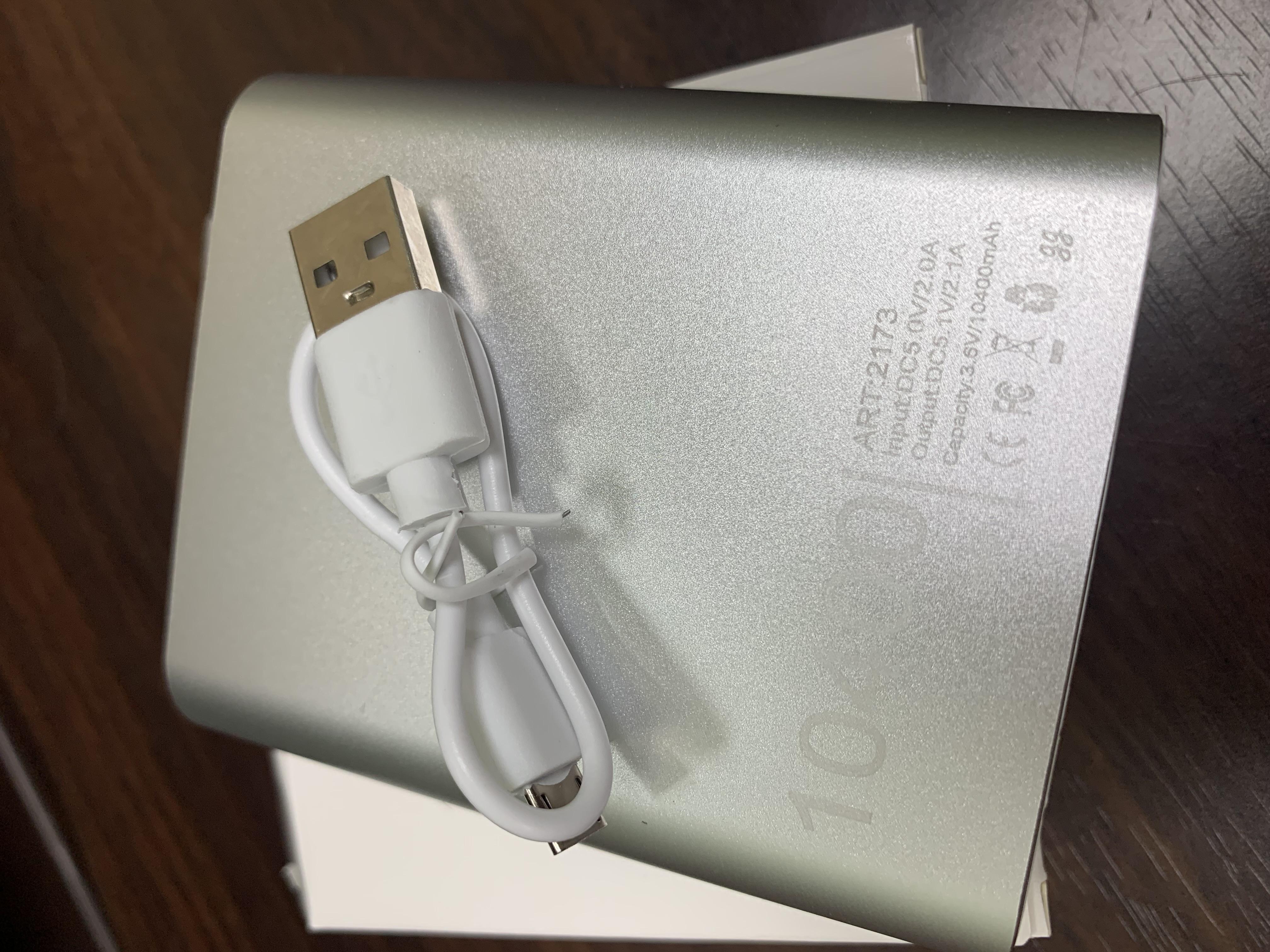 Повербанк MI 10400 мАч для смартфонов и планшетов Серебристый (2173) в реальных условиях использования от покупателя Еришевв.