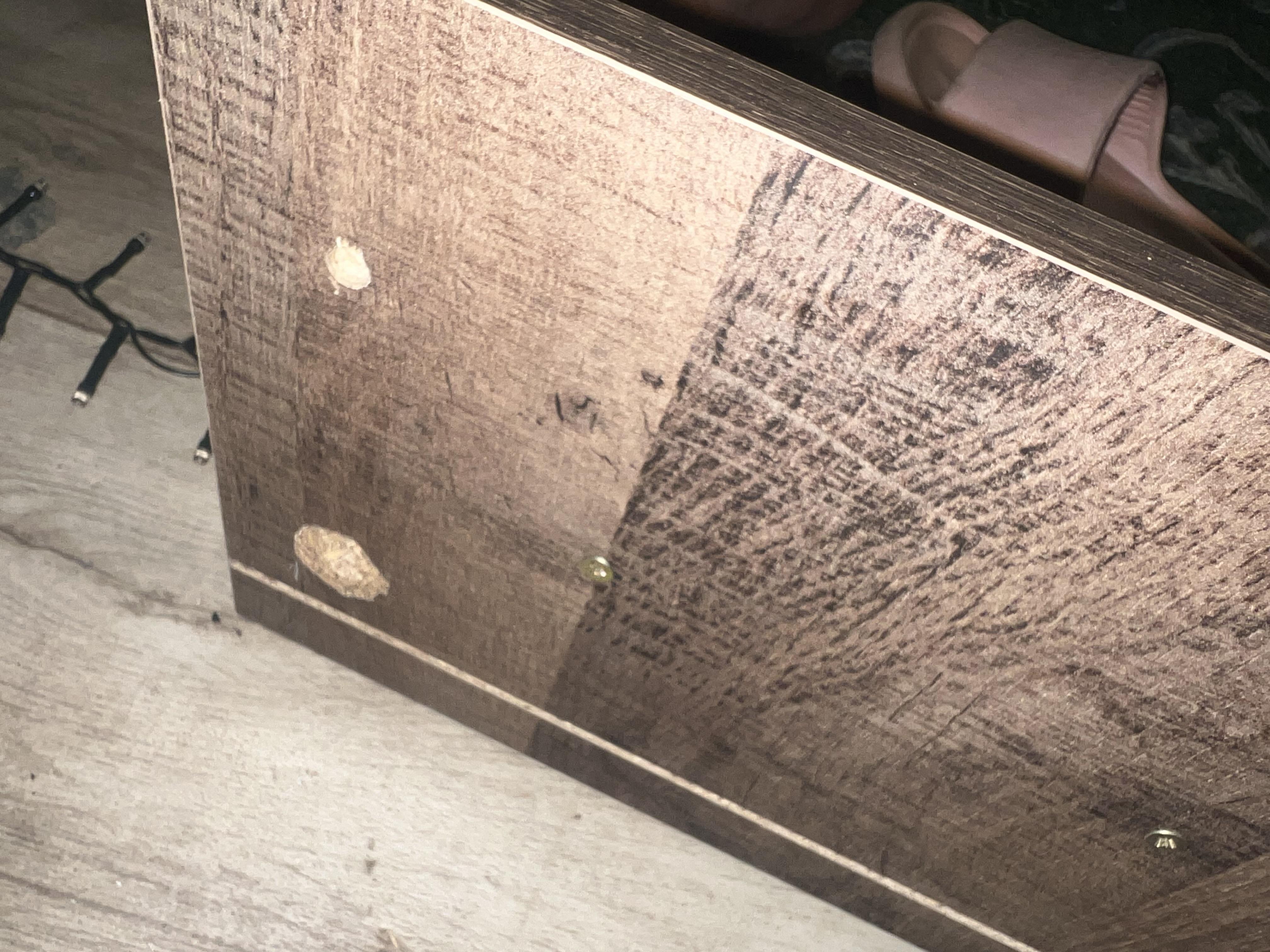 Спальний гарнітур Кім каркас з ламелями з ДСП Дуб артизан/Білий (51654) у реальних умовах використання від покупця Марія.