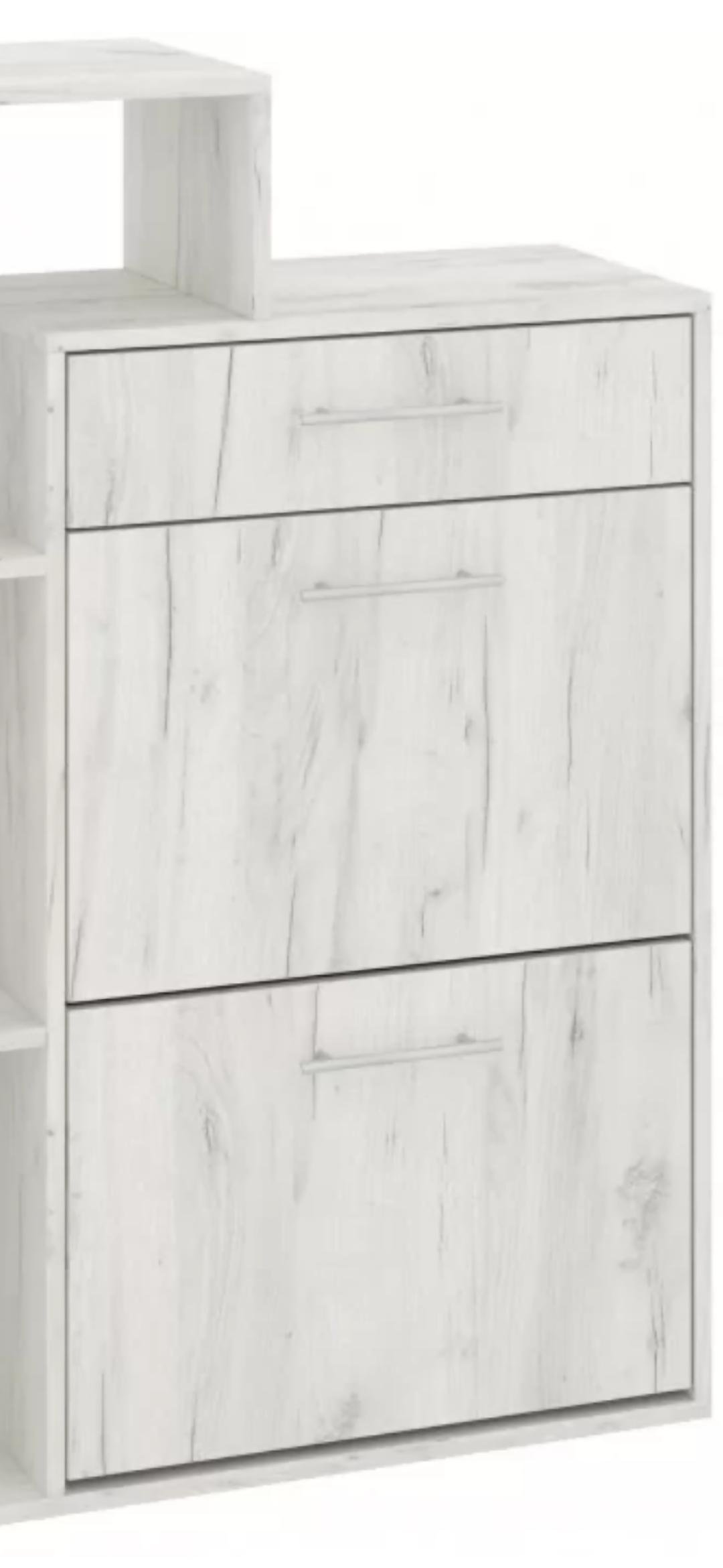 Тумба для обуви ДСП/ткань 30х60х45 см Сонома трюфель/Серый в реальных условиях использования от пользователя Аліна.